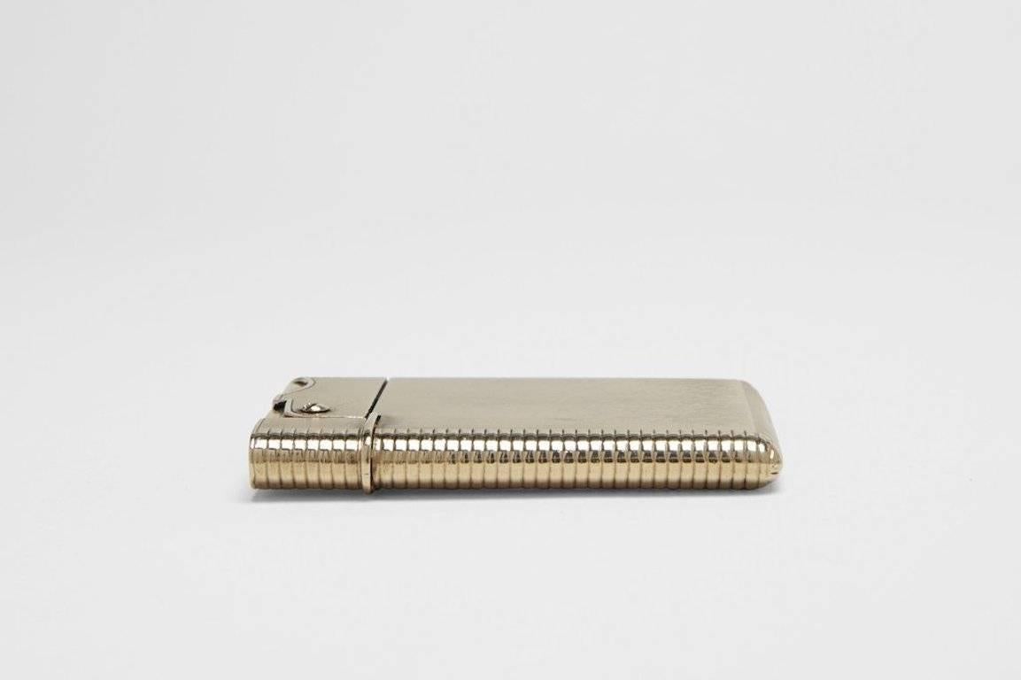 English Asprey Gold “Wafer” Lighter