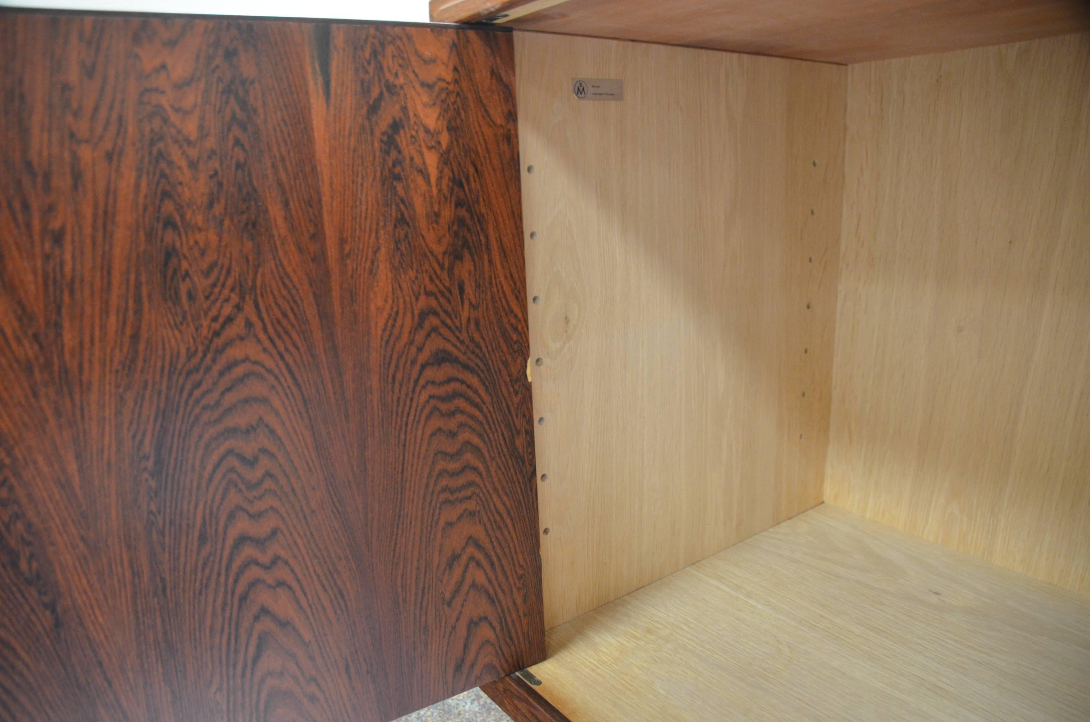 Rosewood Sideboard by Henry Rosengren Hansen for Brande Mobelindustrie For Sale 3