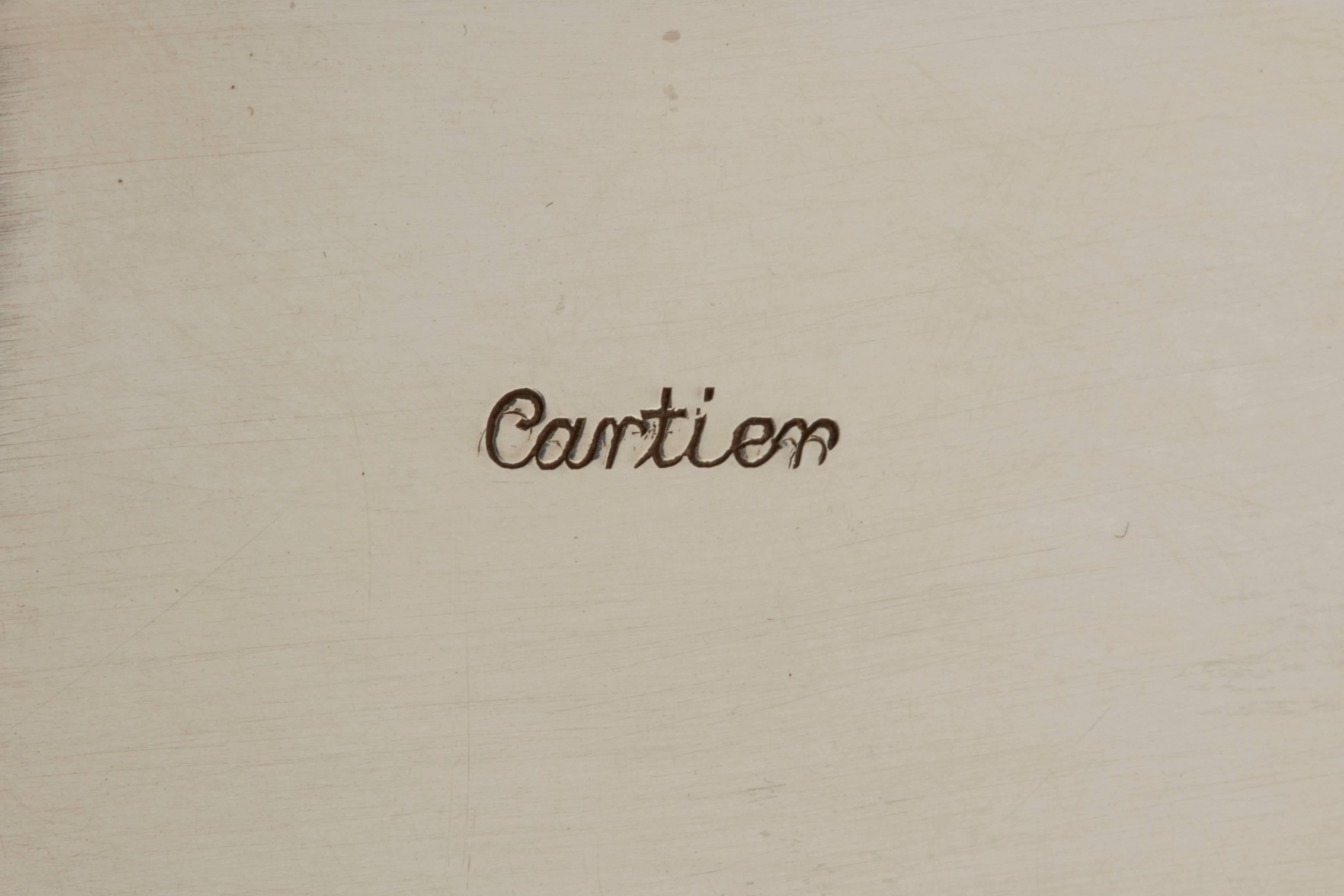 Cartier Smoking Compendium In Excellent Condition For Sale In New York, NY