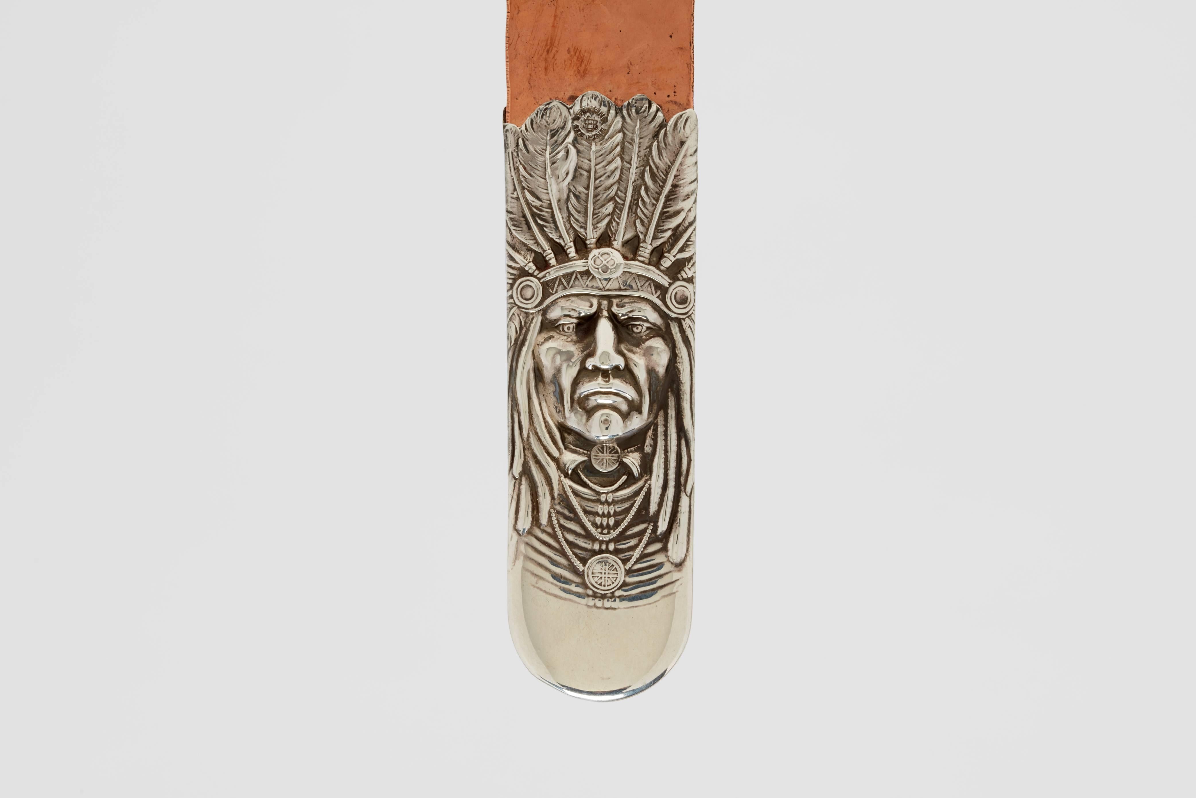 Early 20th Century Native American Head Letter Opener