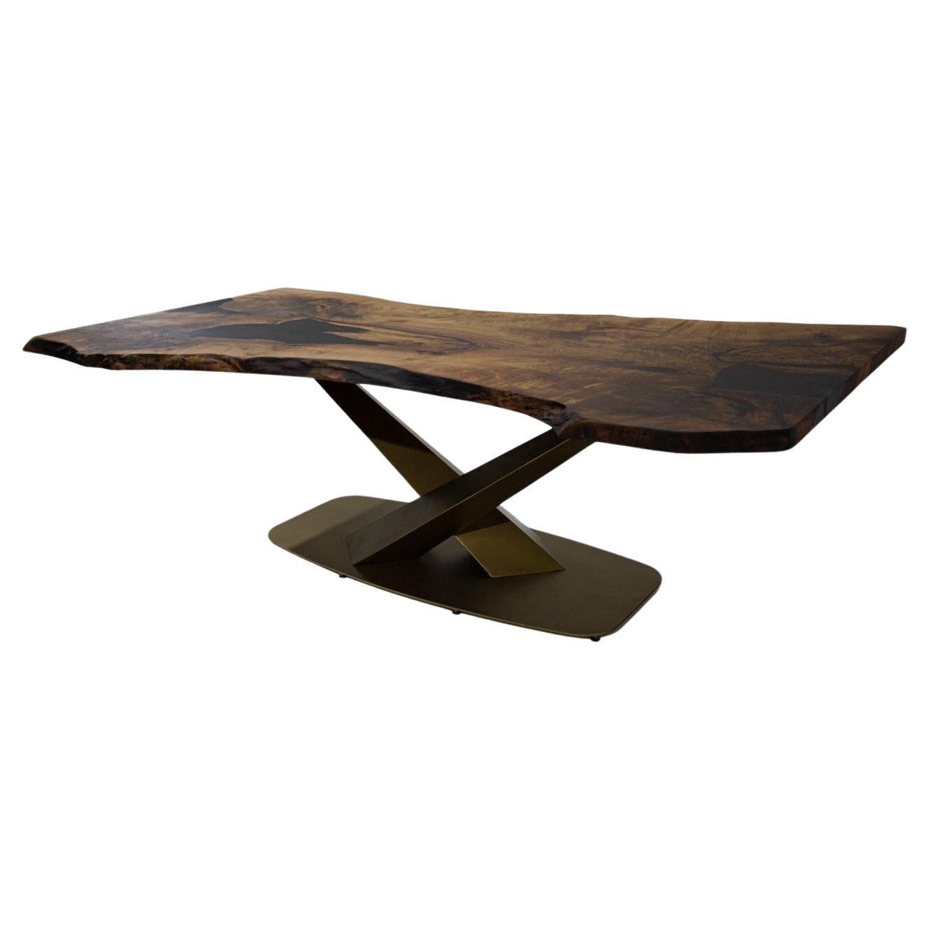 Creator/Studio: Tinella Wood
Materials: A Single, Solid Slab of American Black Walnut
Dimensions: 90