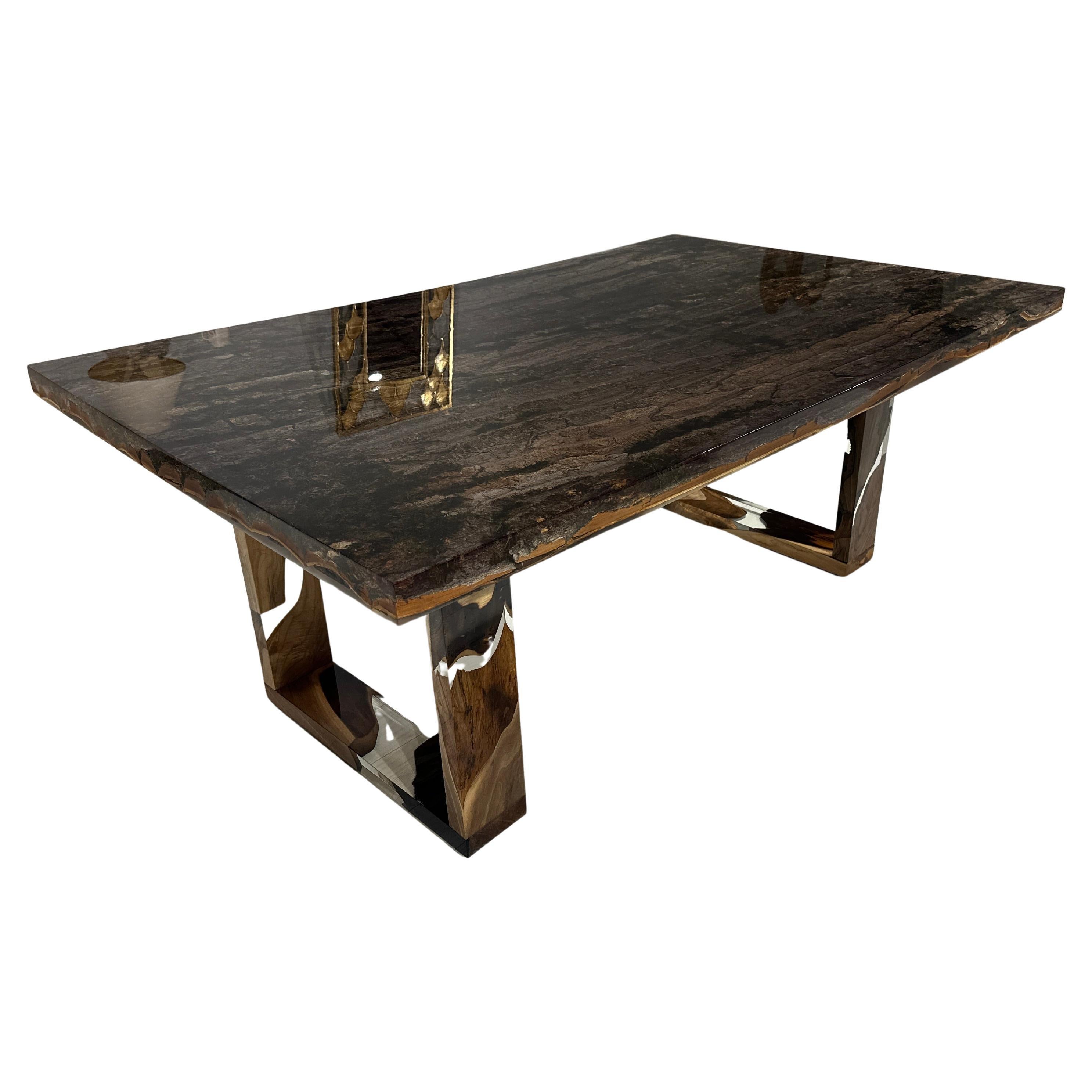 table ecorce bois