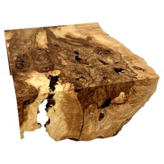 Waterfall Wood Coffee Table - Ancient Ashwood Live Edge Coffee Table