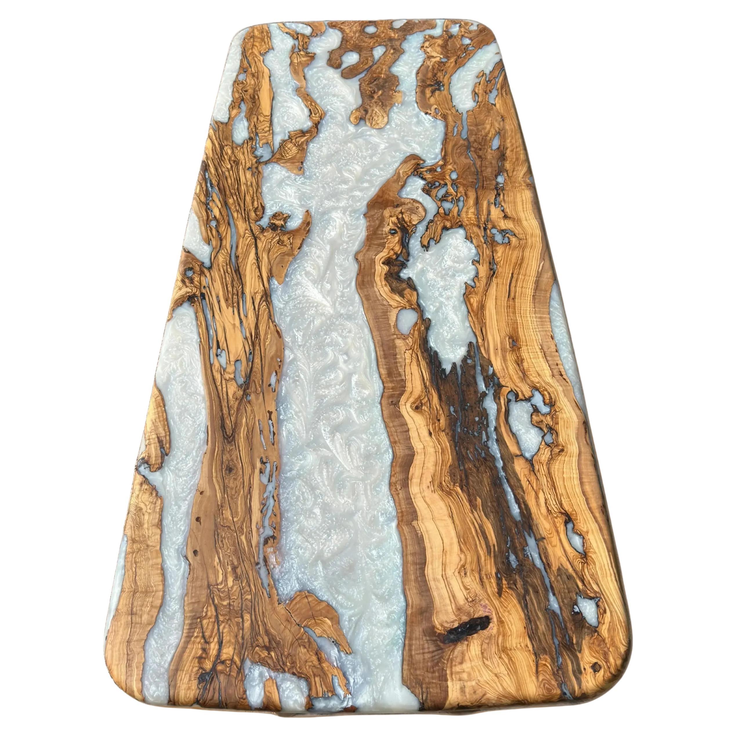 Olive Wood Dining Table - Live Edge Wood Table