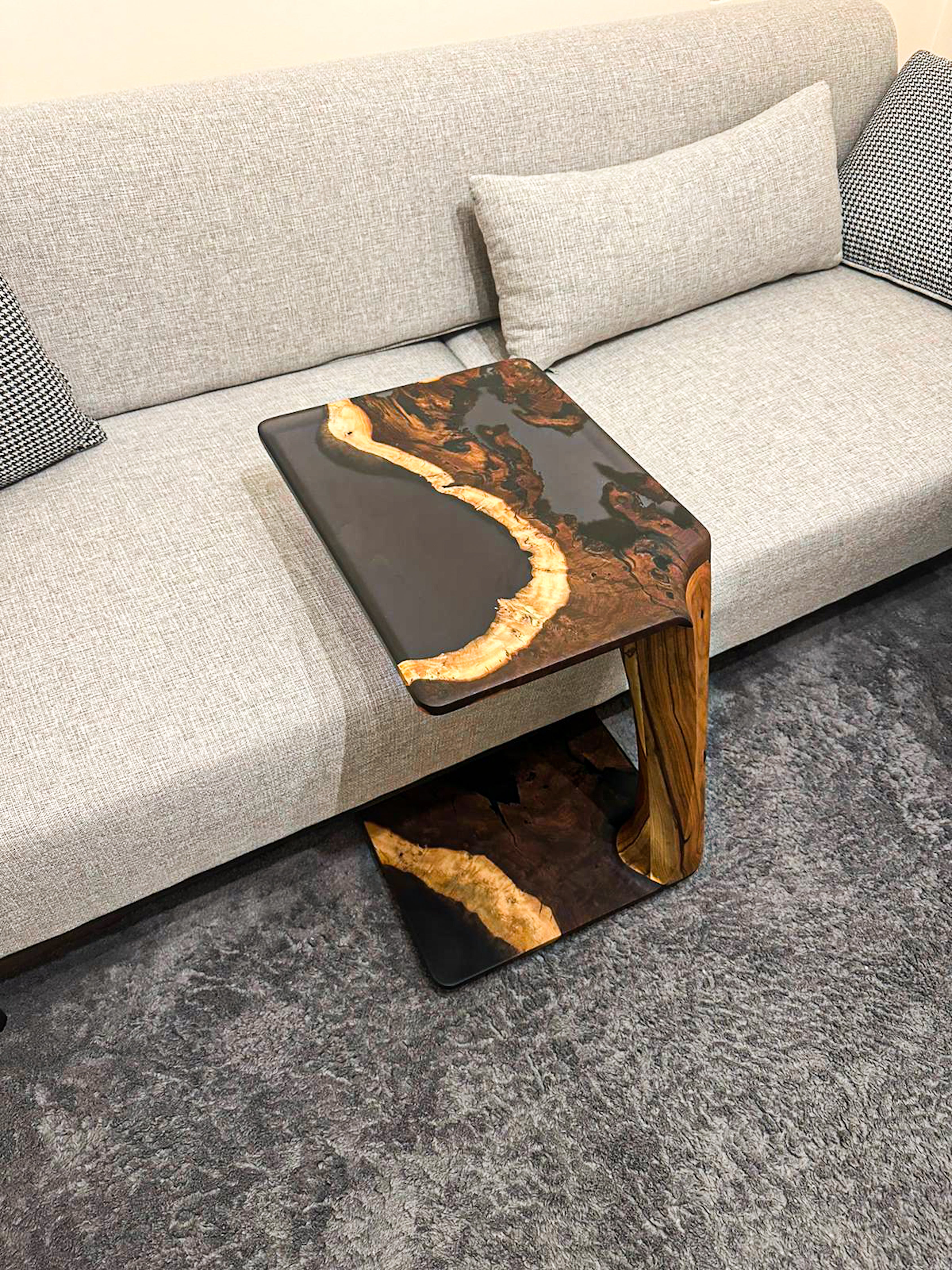 Wooden Side Table - Custom Sofa Table - Custom Coffee Table