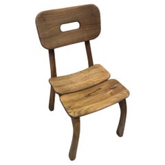 Walnut Dining Chair, Custom Wooden Chair, Wood Chair, Rustic Wood Chair