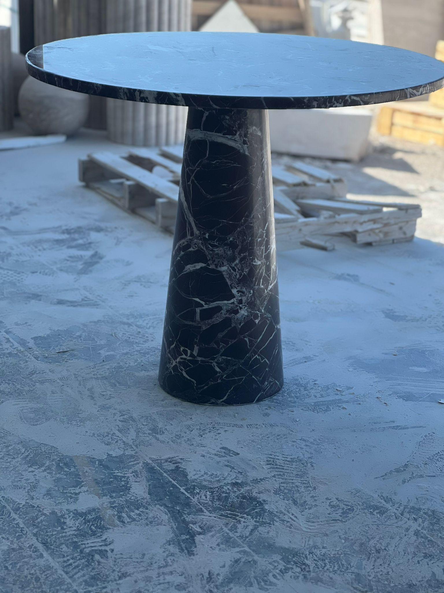 Contemporary Modern Rosso Levanto Marble Dining Table - Handmade Italy Marble Table For Sale