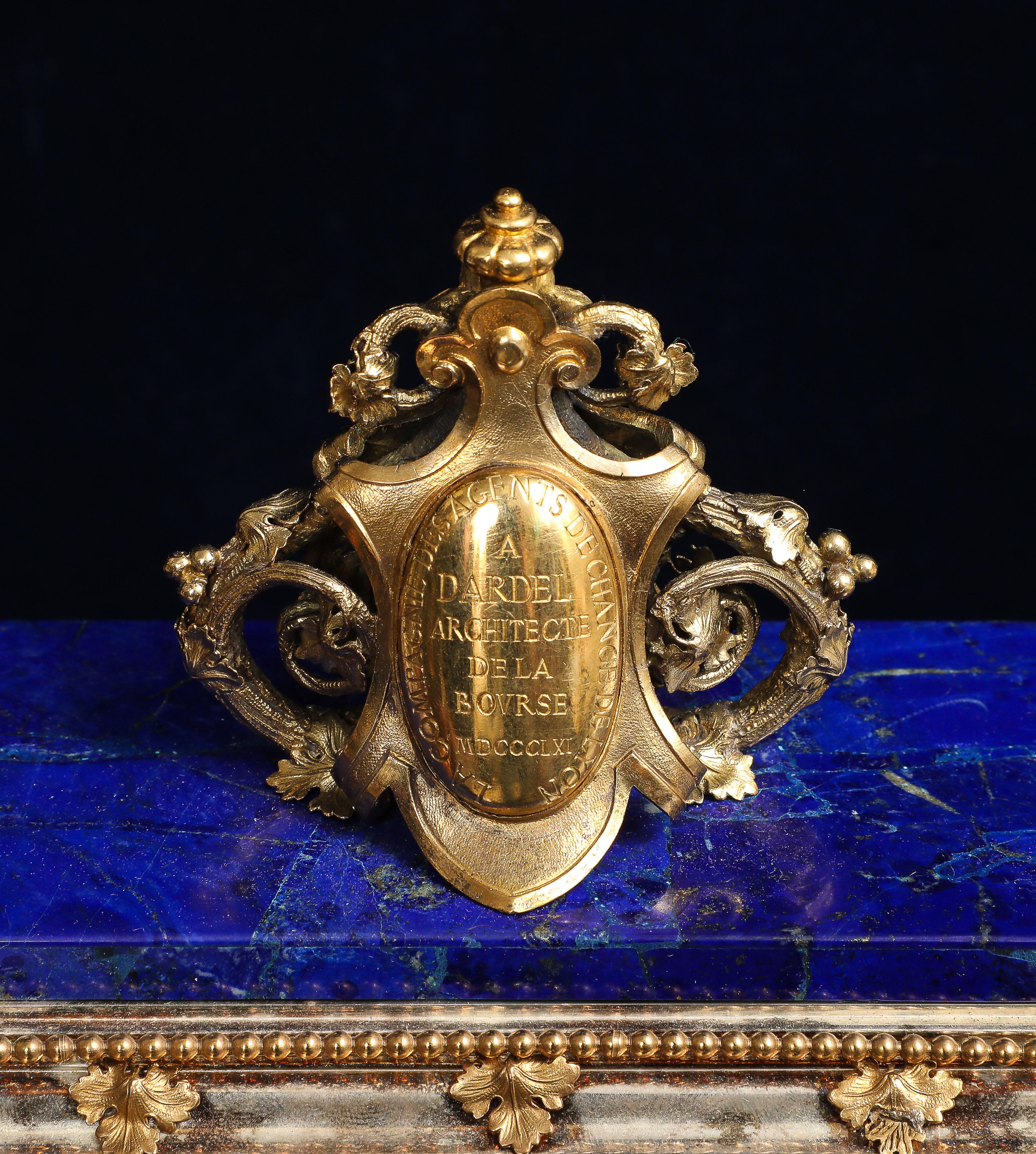 Importante scatola rinascimentale francese in argento, lapislazzuli, Jewell e coperta di gioielli in vendita 7