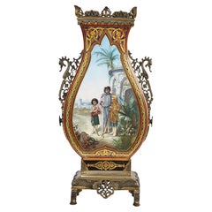 A Large 19th Century French Ormolu Mounted Orientalist Vase, E. Lievre