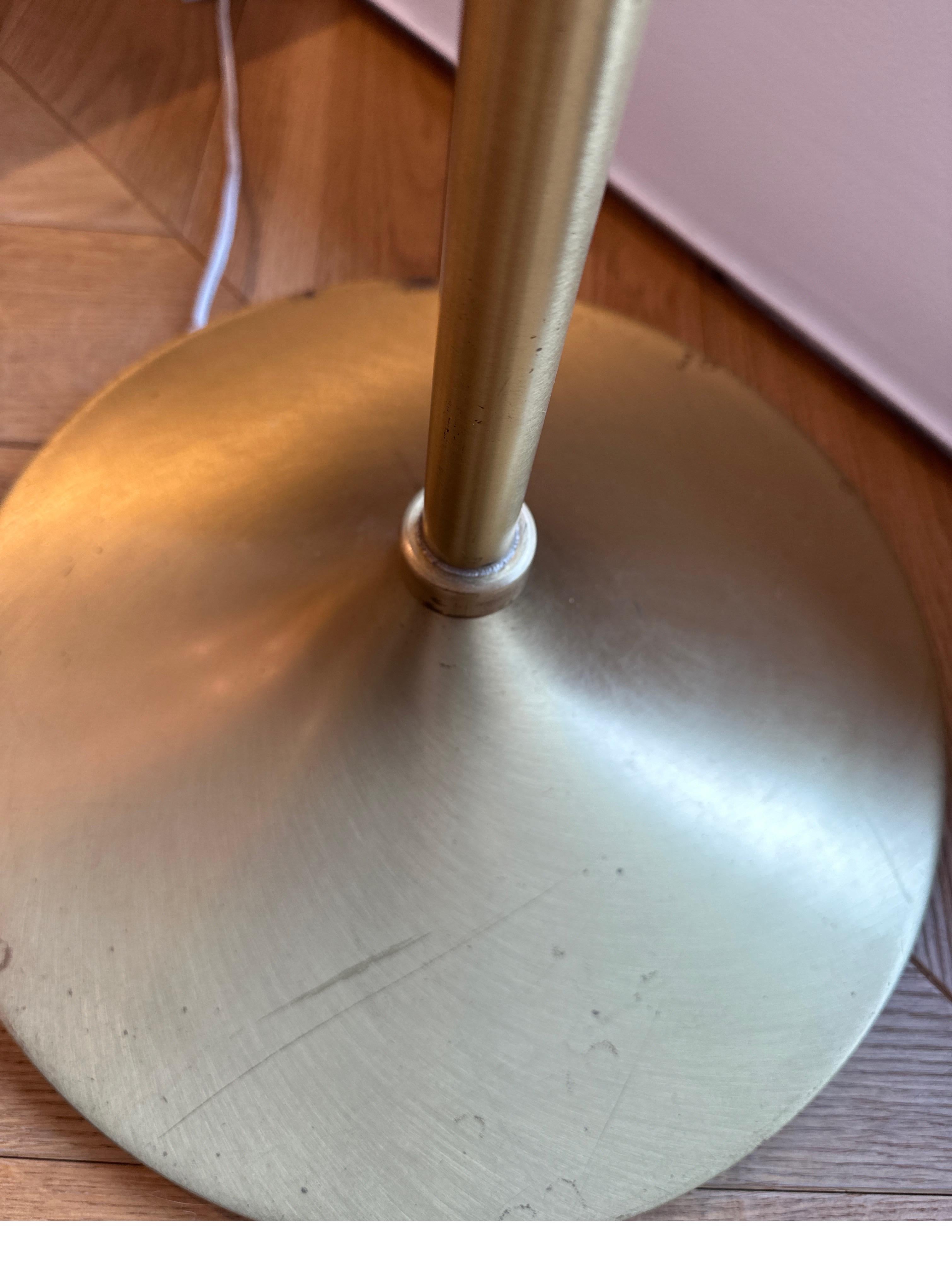 Brass Rare Pair of Kai Ruokonen /Kai Finnmark Floor Lamps for the Vaakuna Hotel, 1970s For Sale