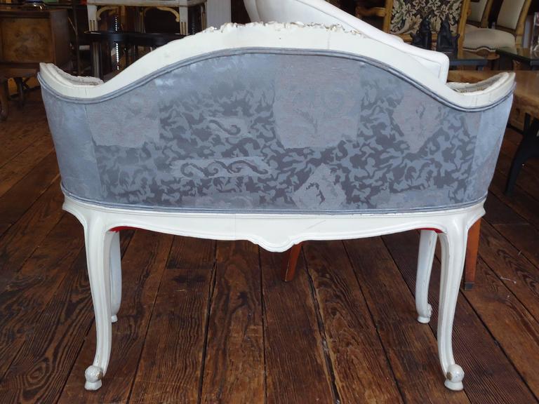Lovely Small Antique French Settee Loveseat at 1stDibs small antique