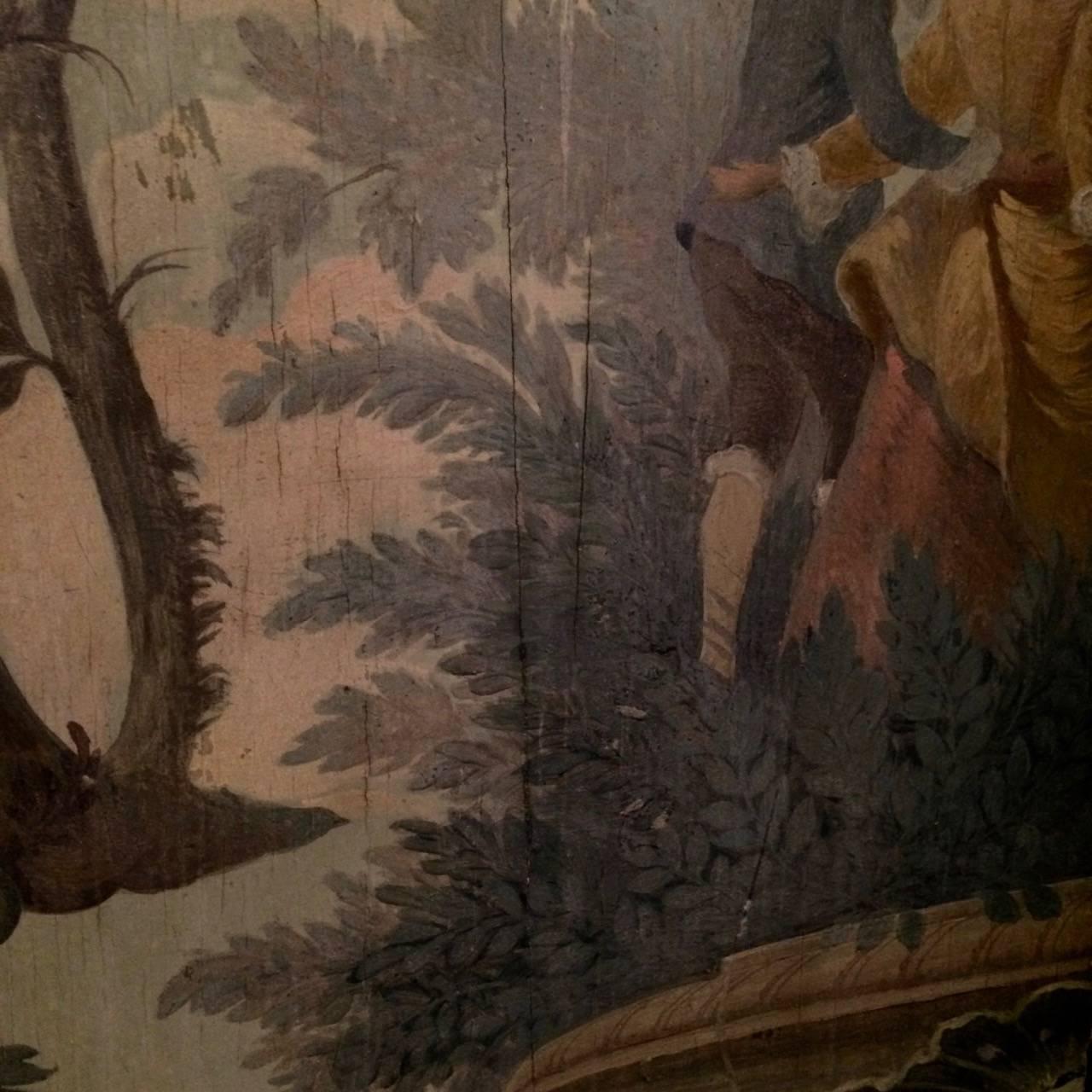 Magnificent 19th Century French Four-Panel Screen 2
