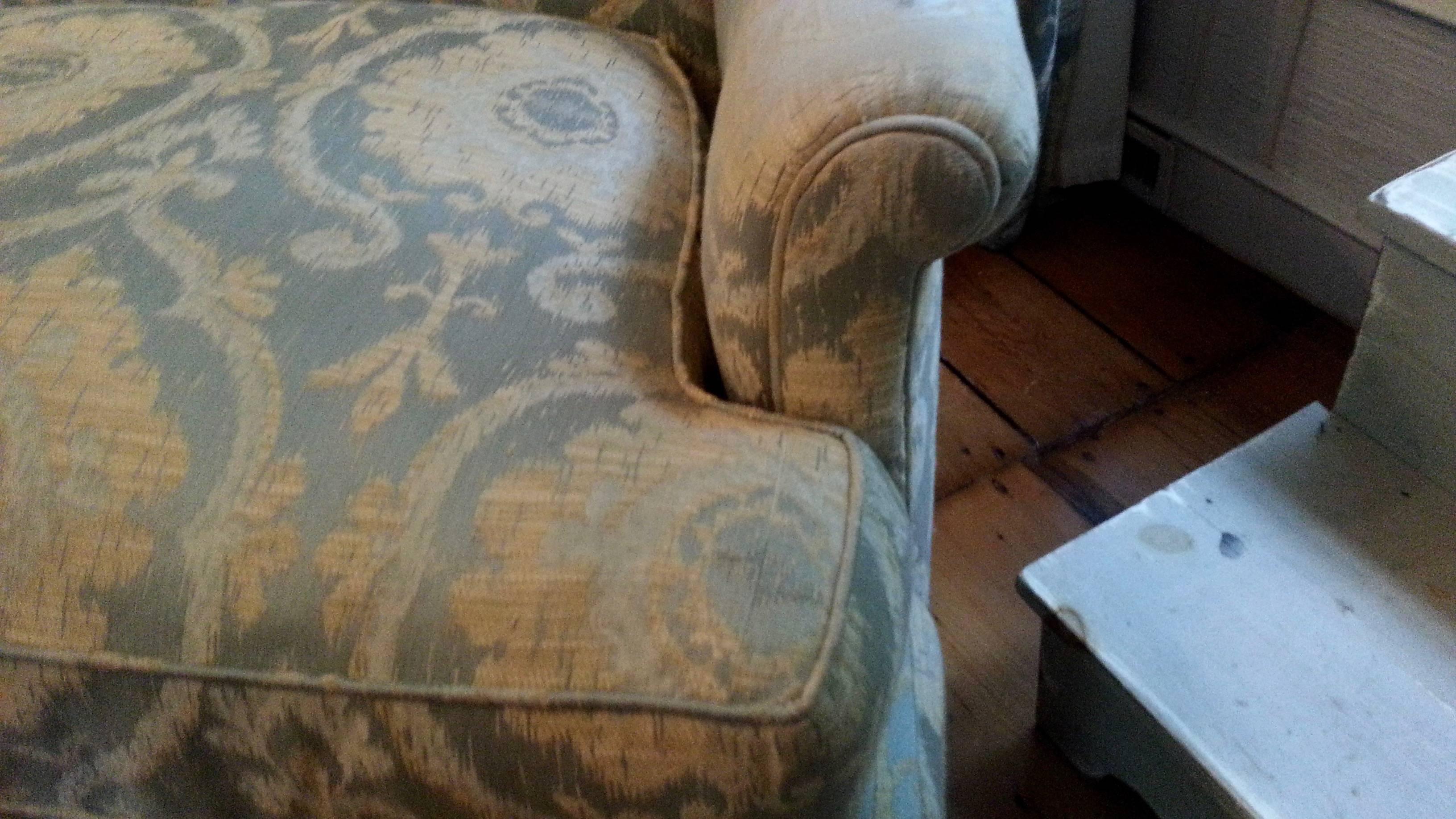 American Stunning Lee Jofa Linen and Silk Upholstered Sofa