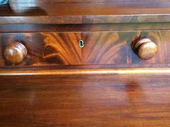 Rich Looking Empire Flame Mahogany Chest of Drawers
