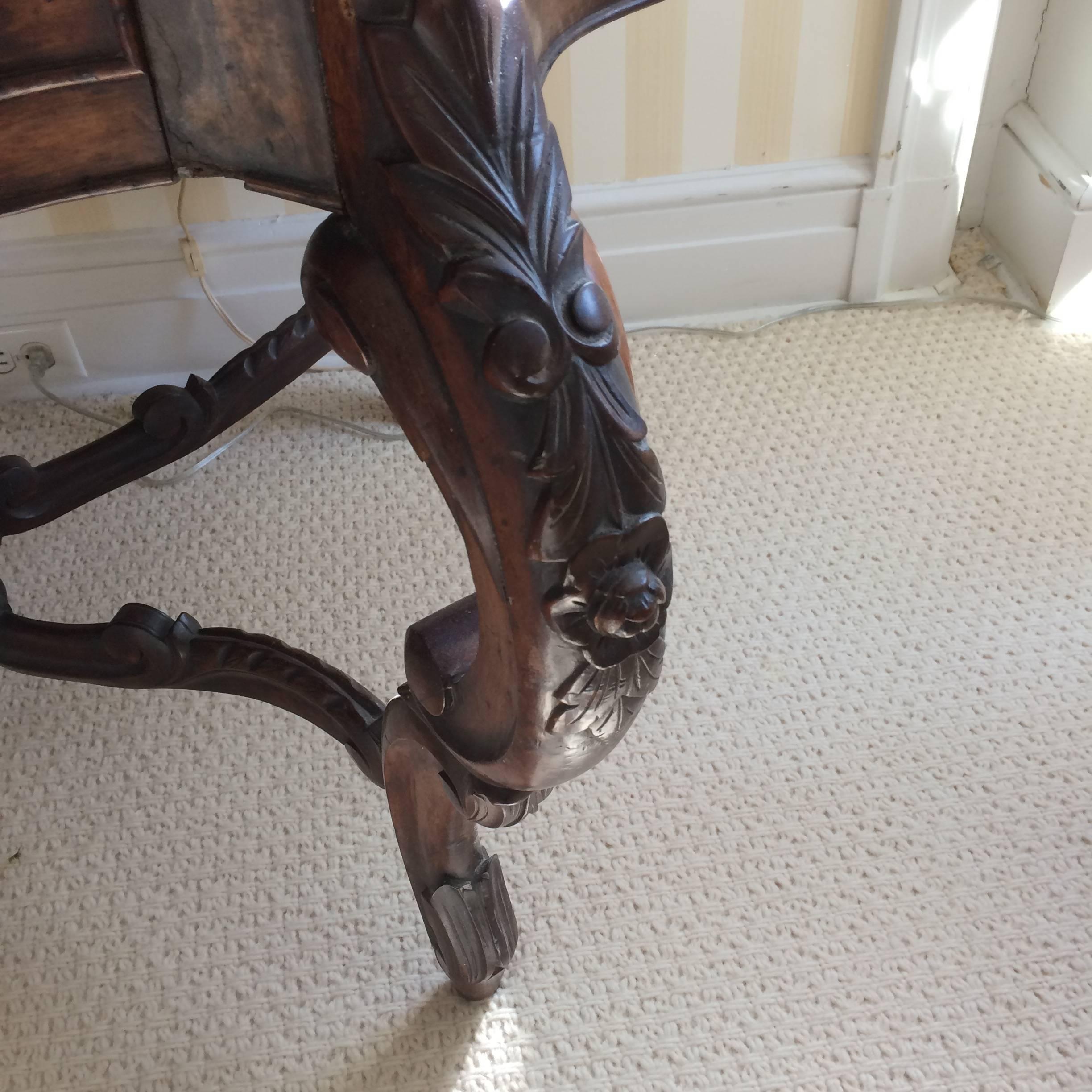 Antique Victorian Center Table 1