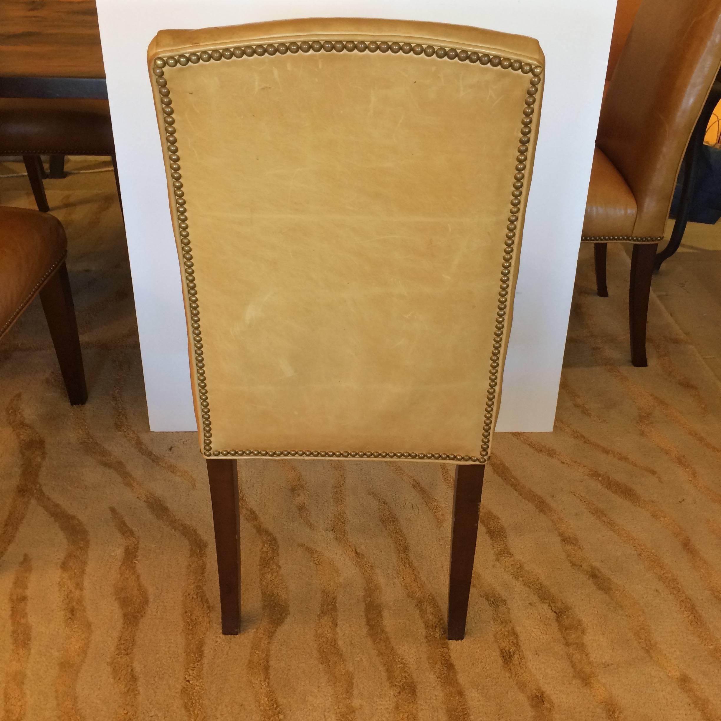 caramel dining chairs