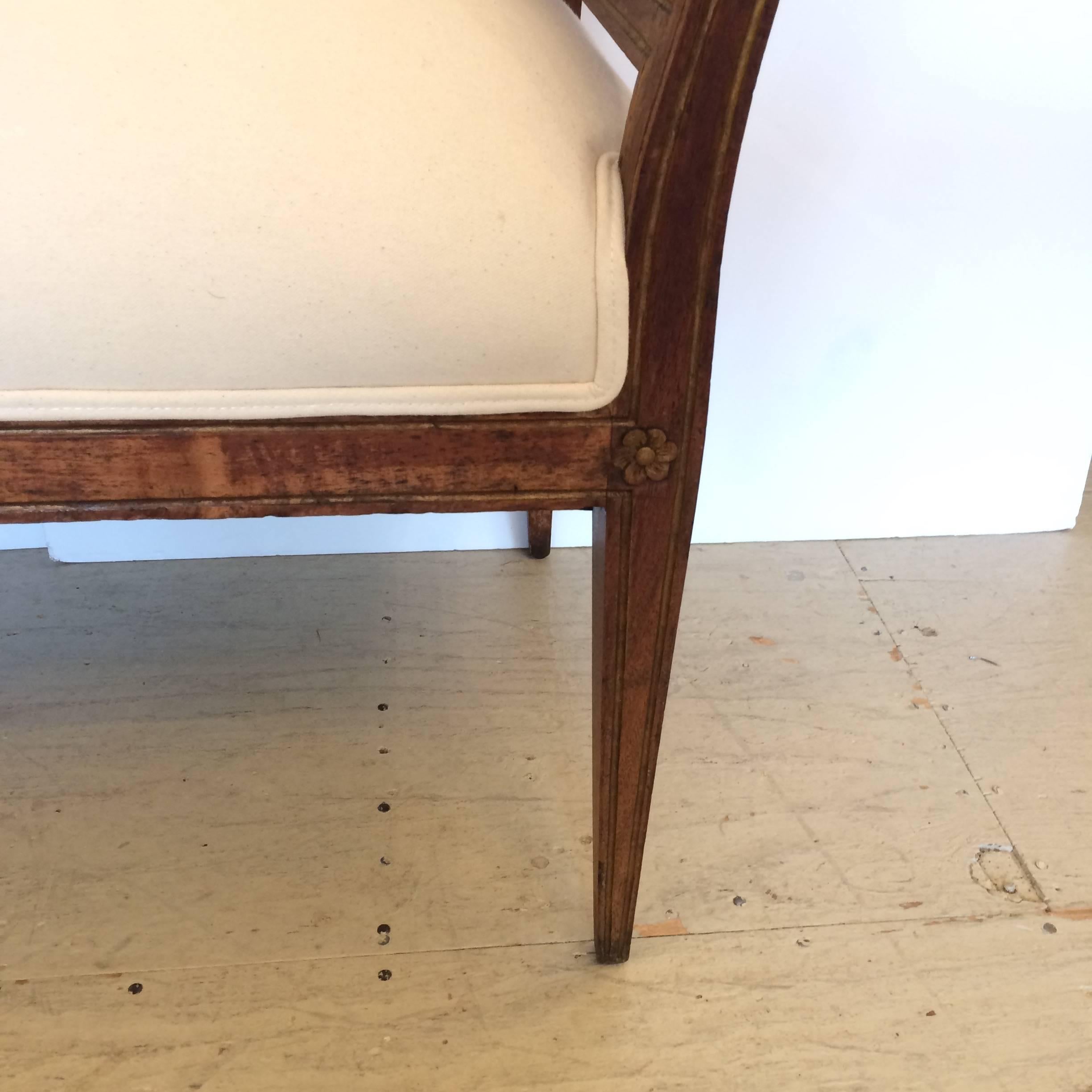 Ultra Chic French Directoire Settee Loveseat Bench 1