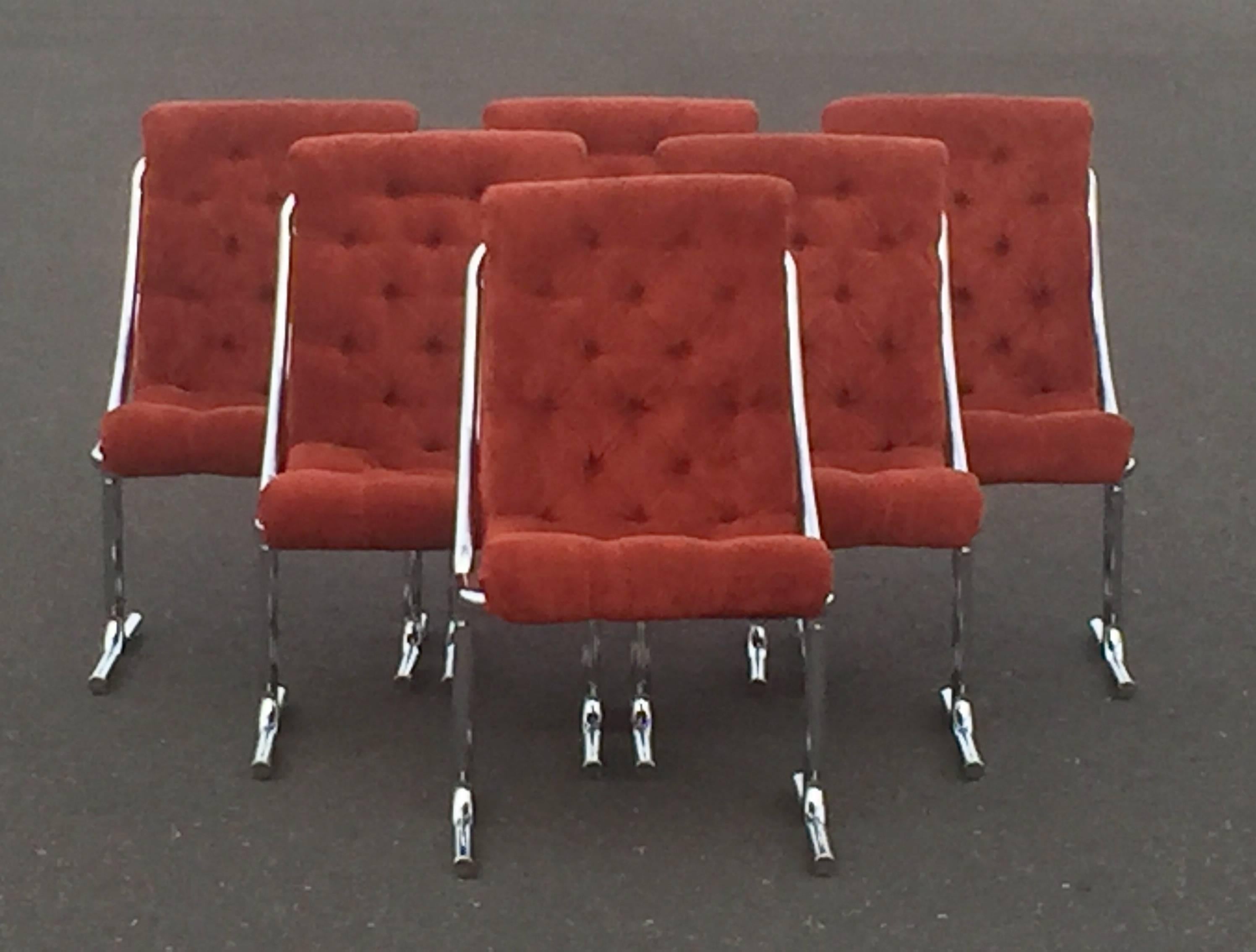daystrom chrome chairs