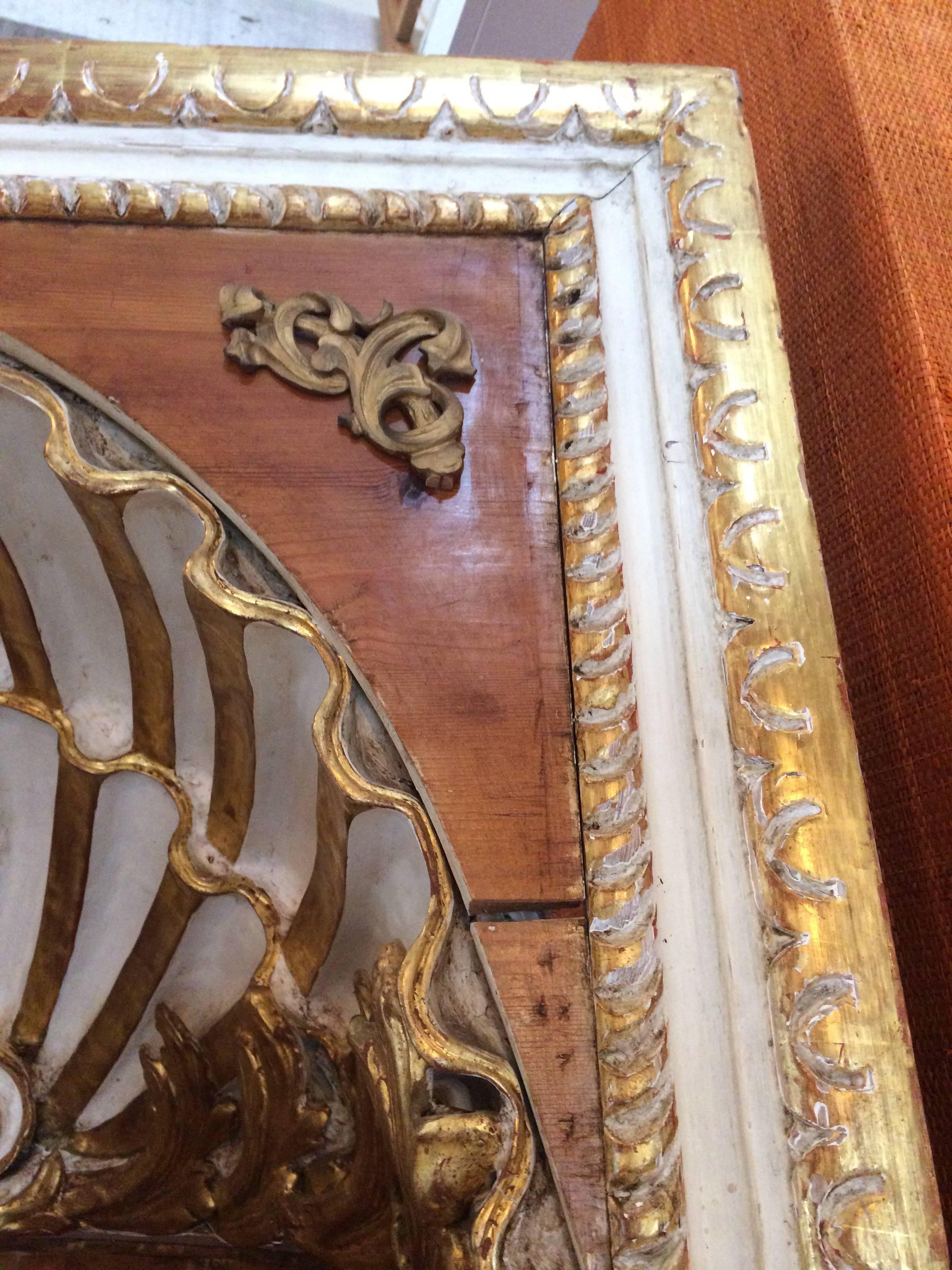 scalloped bookshelf