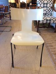 Six Donghia Anziano Stackable Dining Chairs