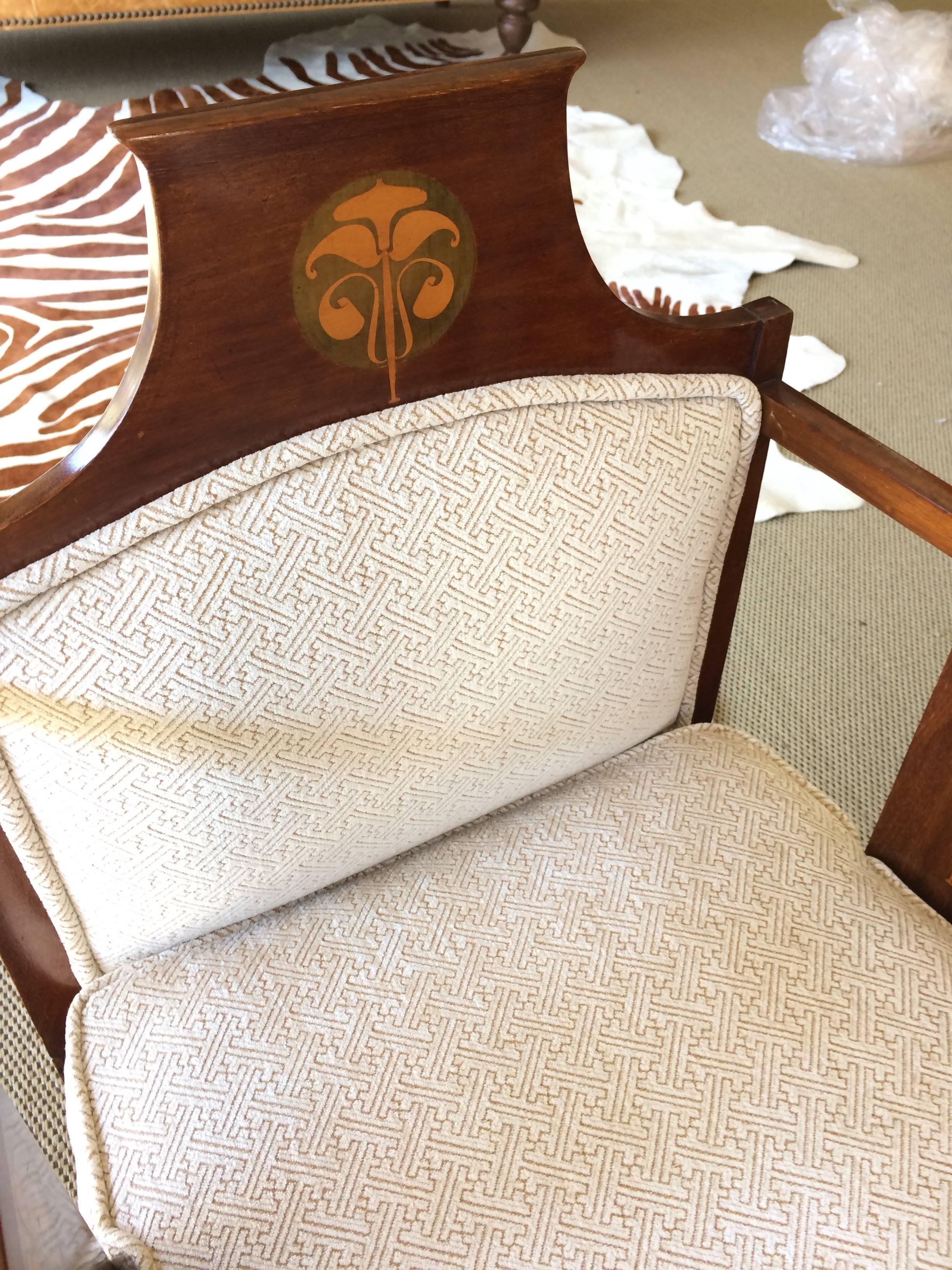 Wonderful Pair of Art Nouveau Chairs 1