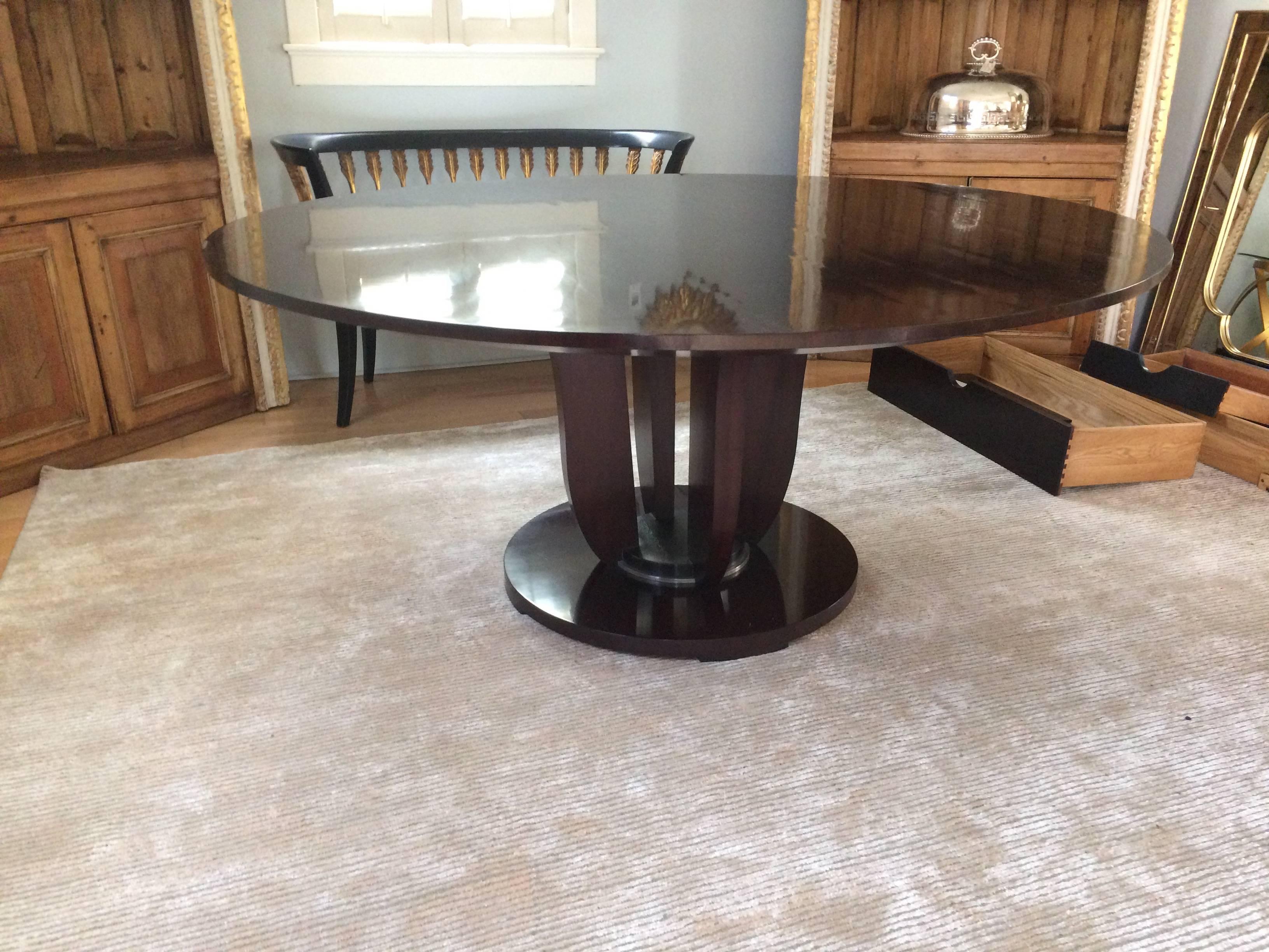 barbara barry round dining table