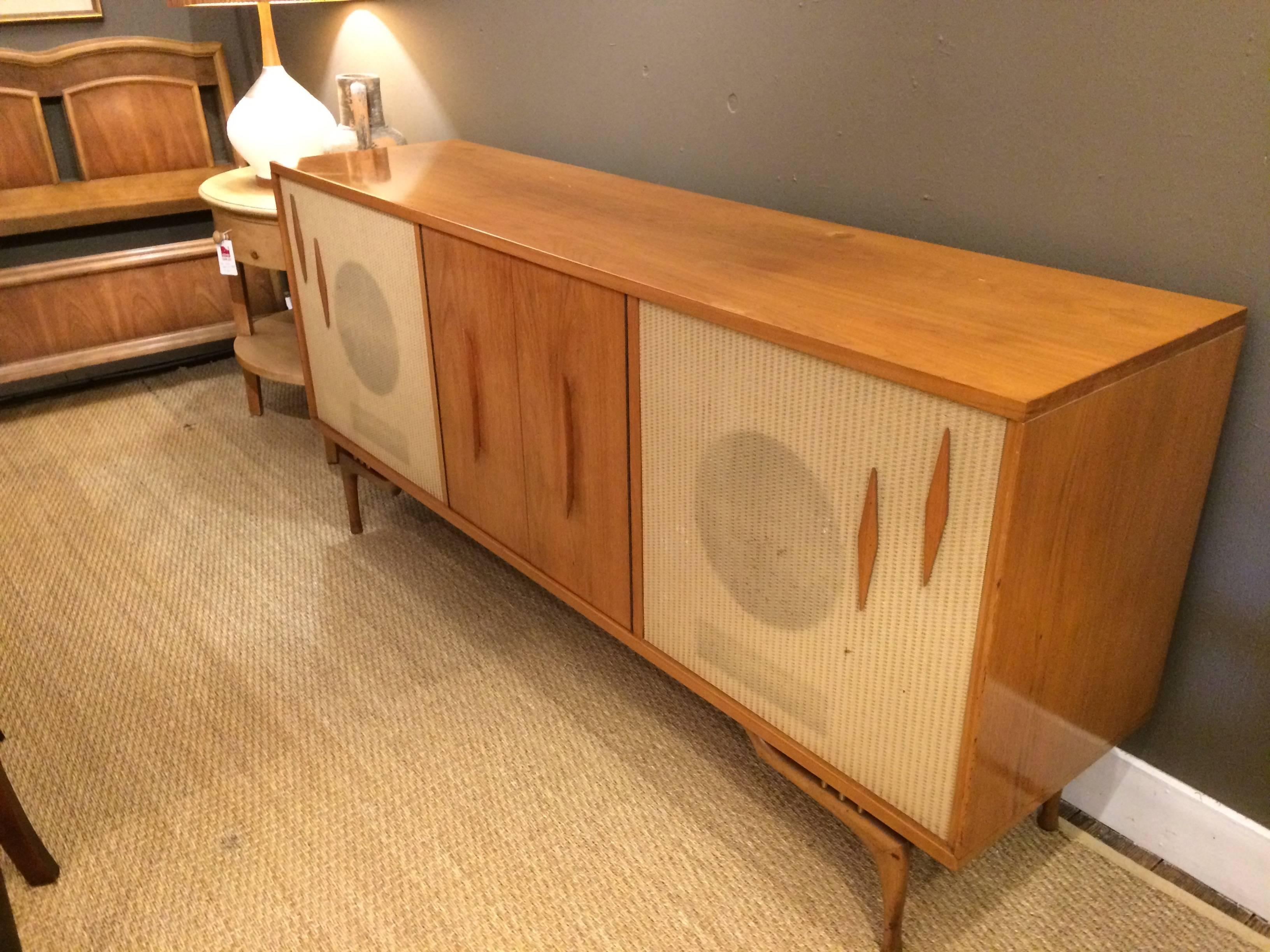 Sensational Mid-Century Modern Stereo Cabinet and Dry Bar 1