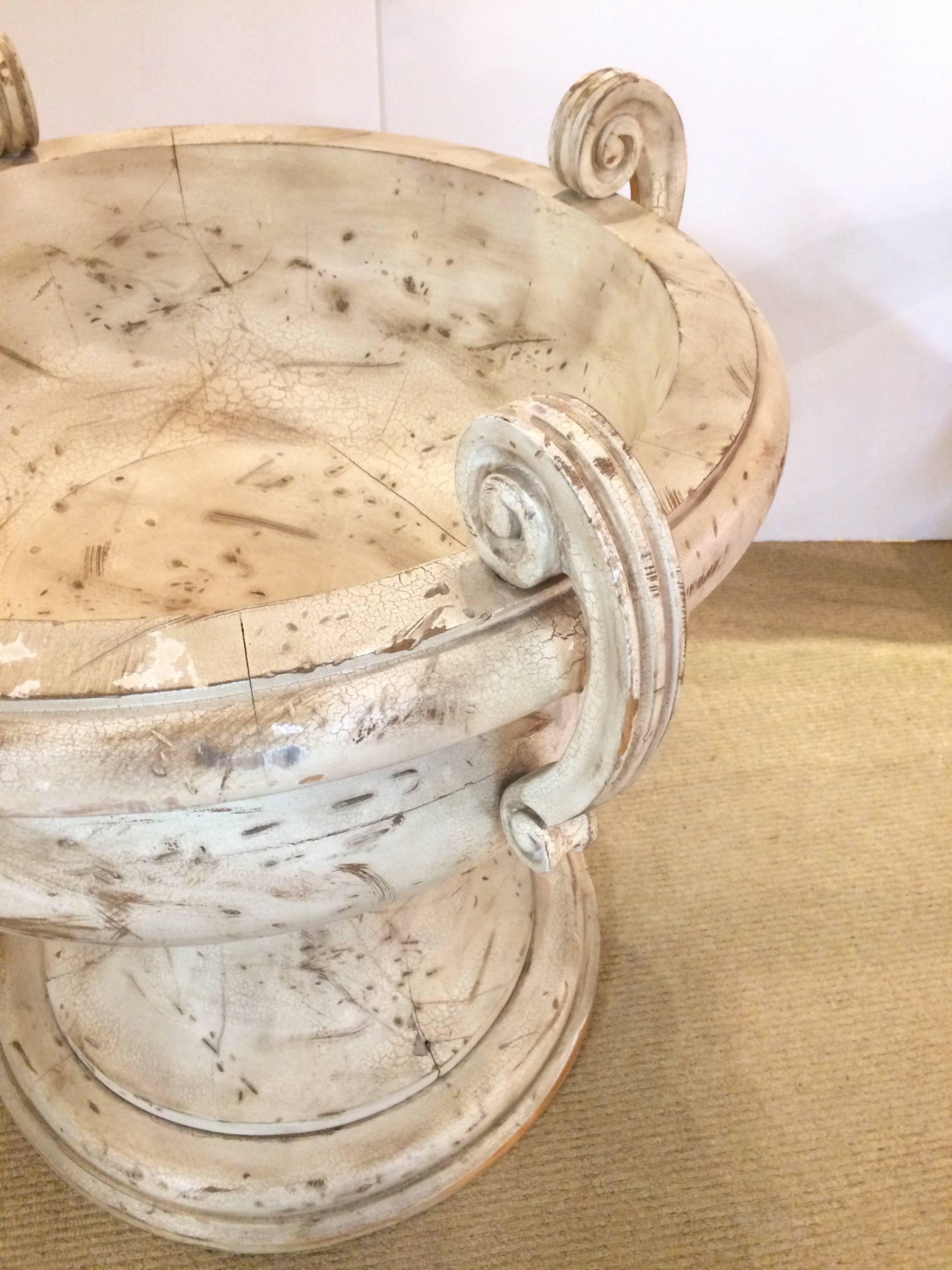 reclaimed wood urn