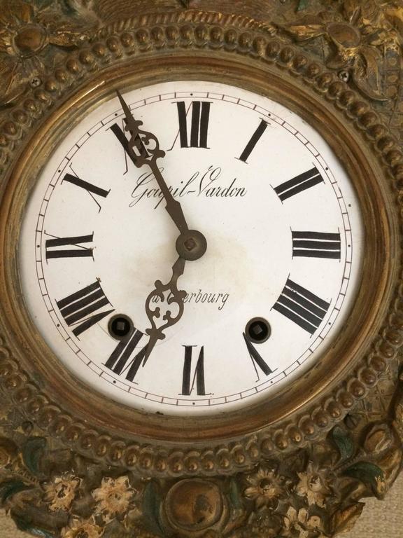Magnificent Antique French Wall Clock For Sale at 1stDibs antique