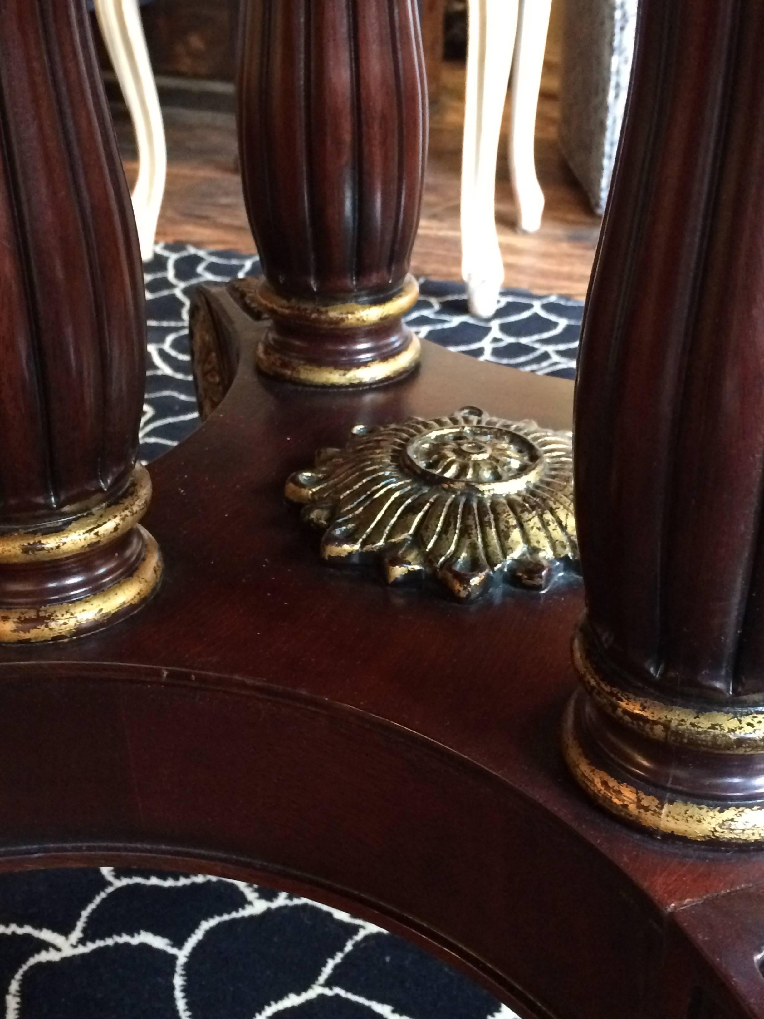 Very Impressive Large Rectangular Double Pedestal Mahogany Dining Table 2