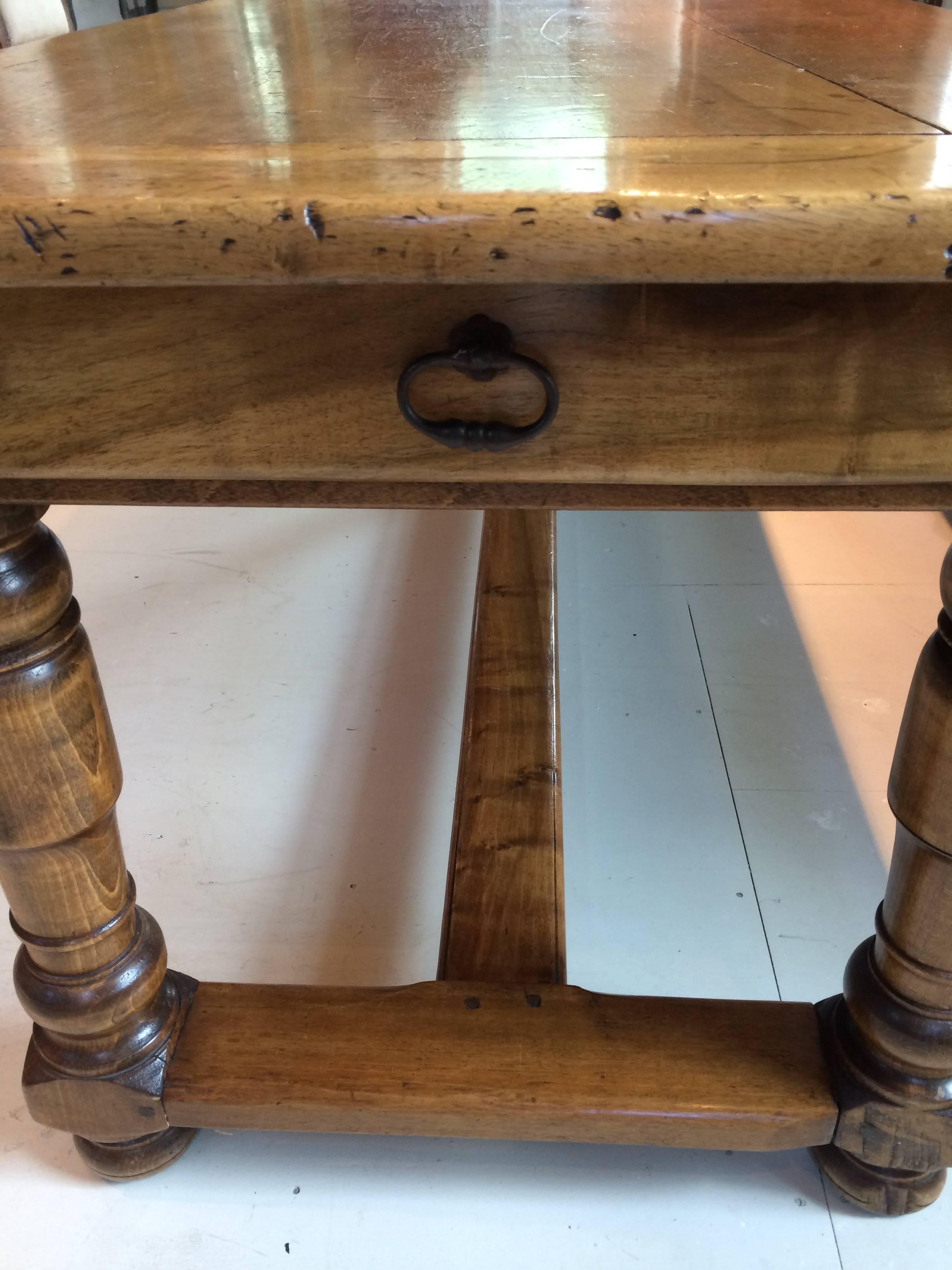 18th Century and Earlier Superbly Long Impressive French Walnut Refectory Dining Table