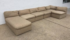 Six-Piece Milo Baughman for Thayer Coggin Sectional Sofa