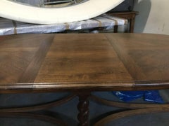 Charming Large French Oval Dining Table