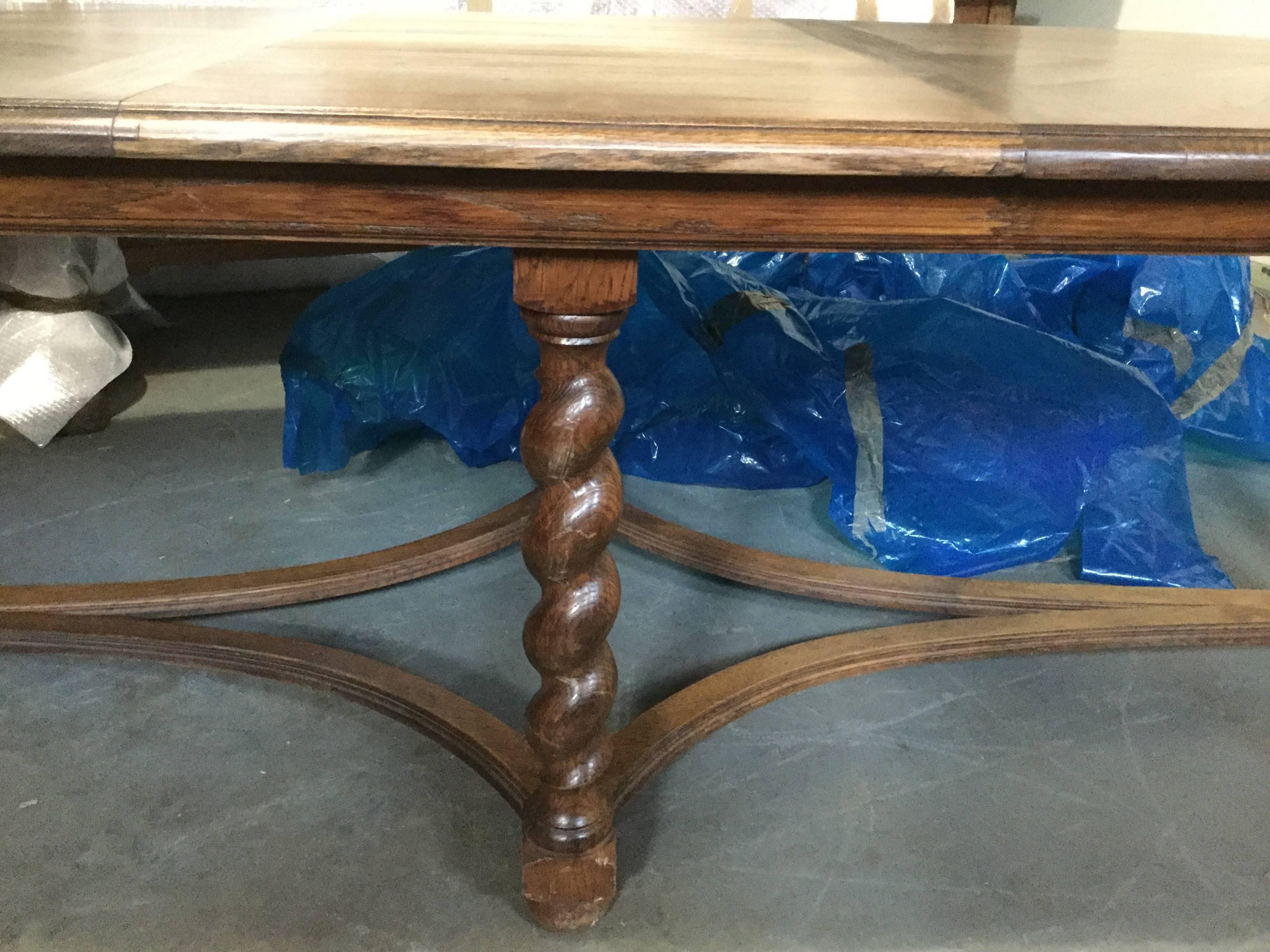 Jacobean Charming Large French Oval Dining Table
