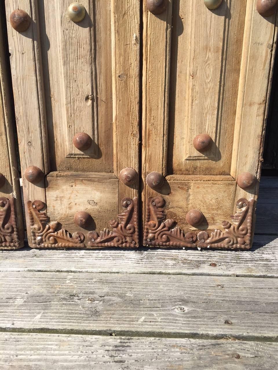 Pine Super, Vintage French Shutters Architectural Fragments