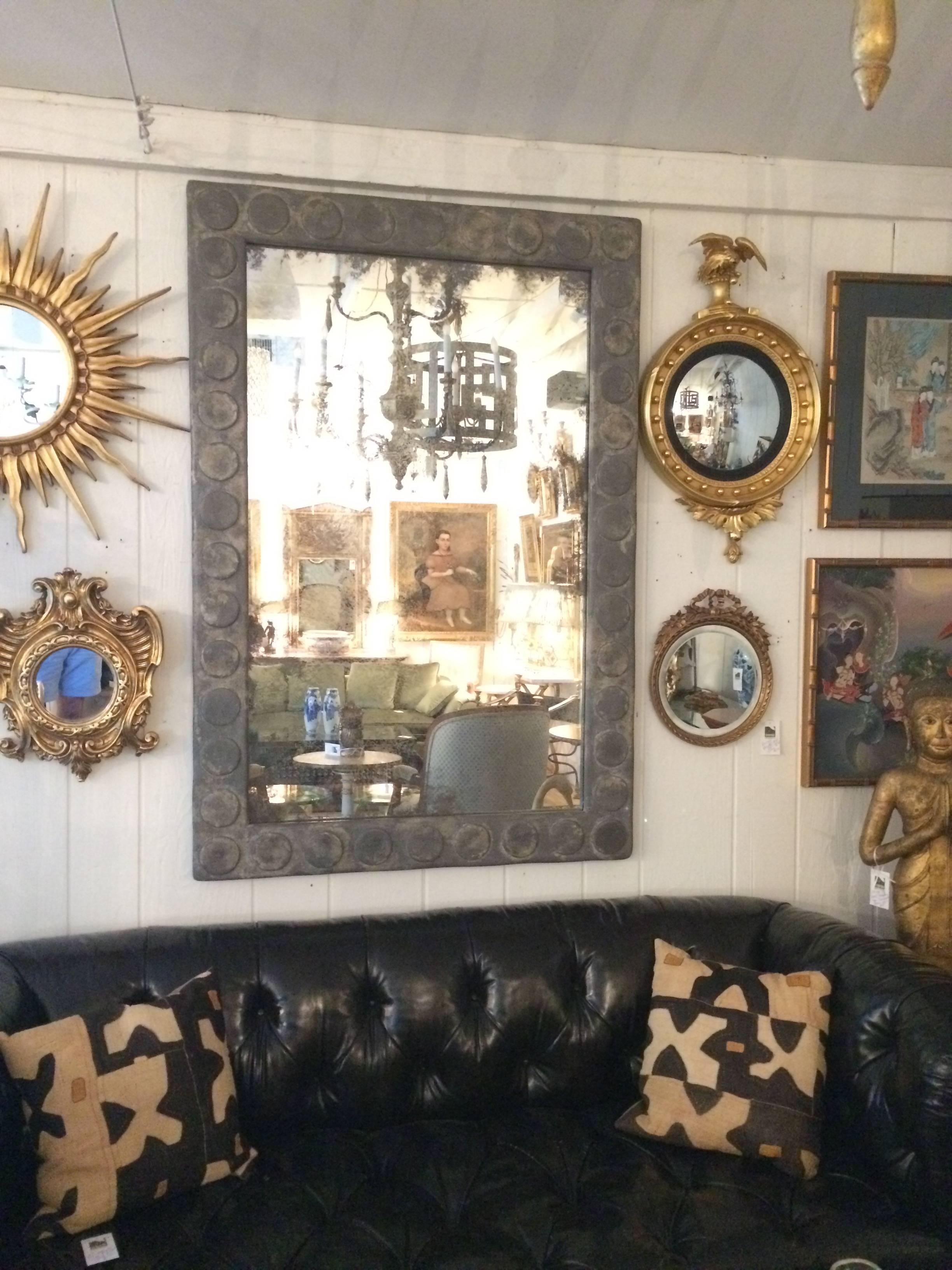Modern Sensational Large Holly Hunt Mirror for Formations