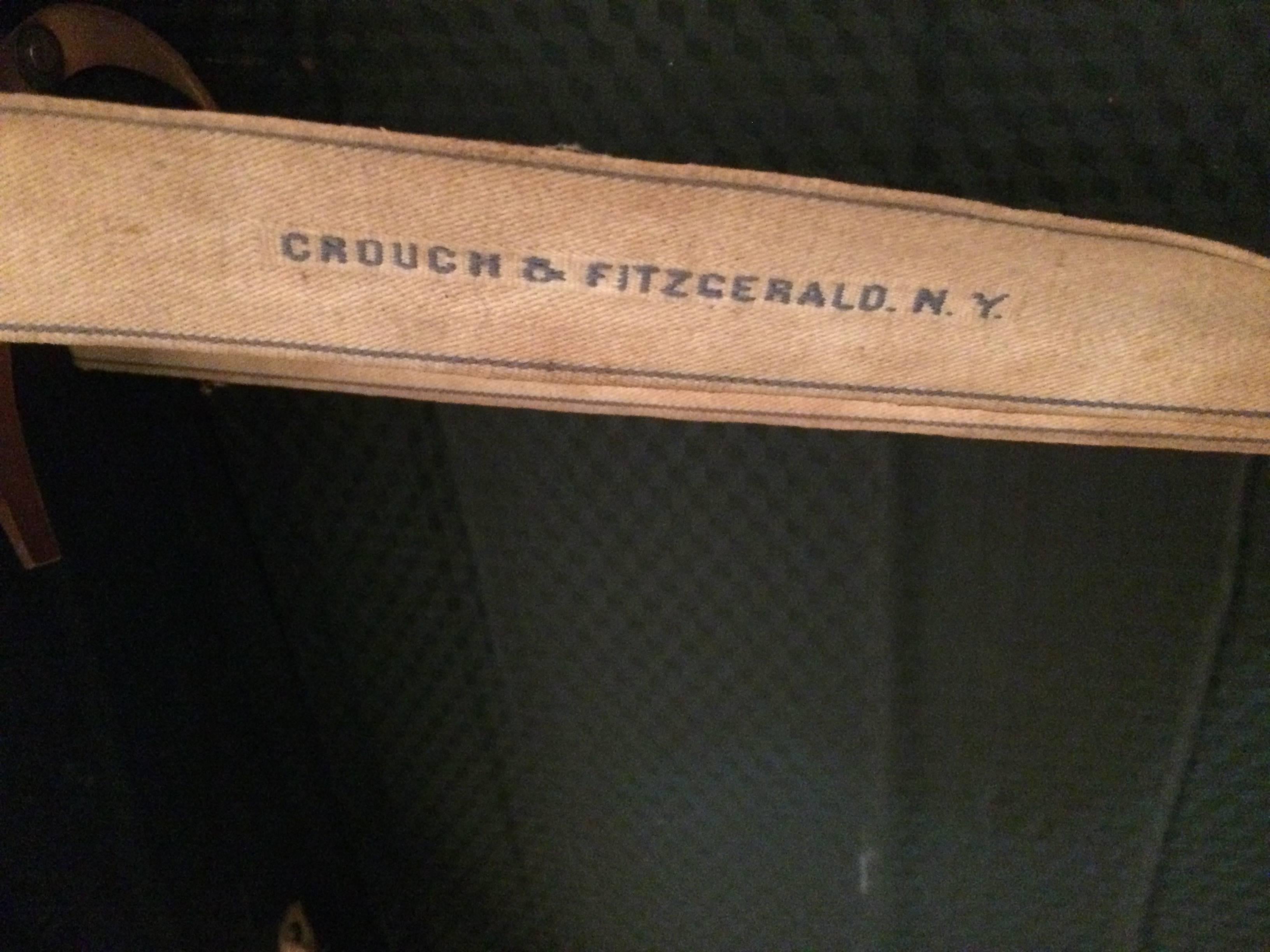 Incredible Crouch & Fitzgerald 19th Century, Trunk Coffee Table In Excellent Condition In Hopewell, NJ