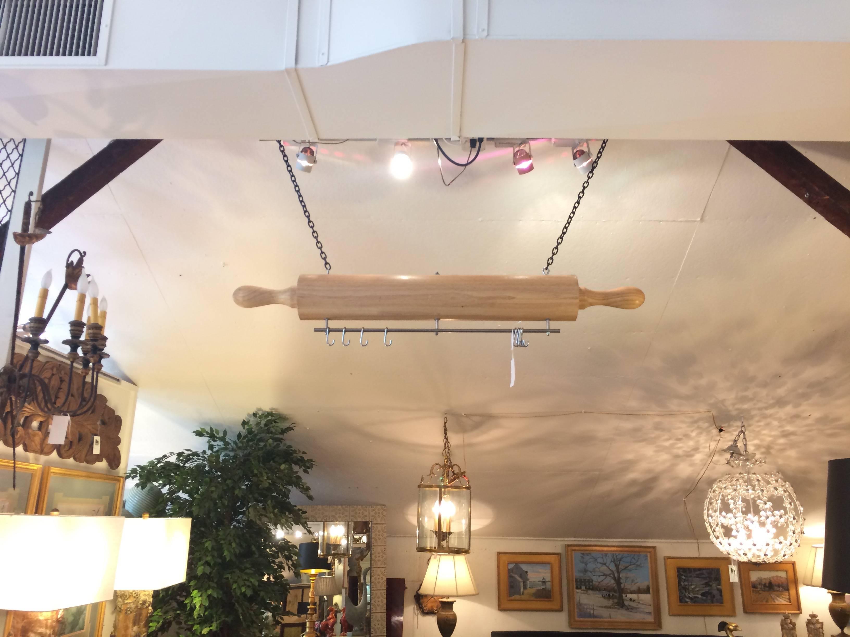 rolling pin pot rack