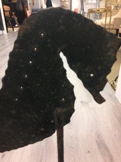 Whimsical Seahorse Weathervane Sculpture