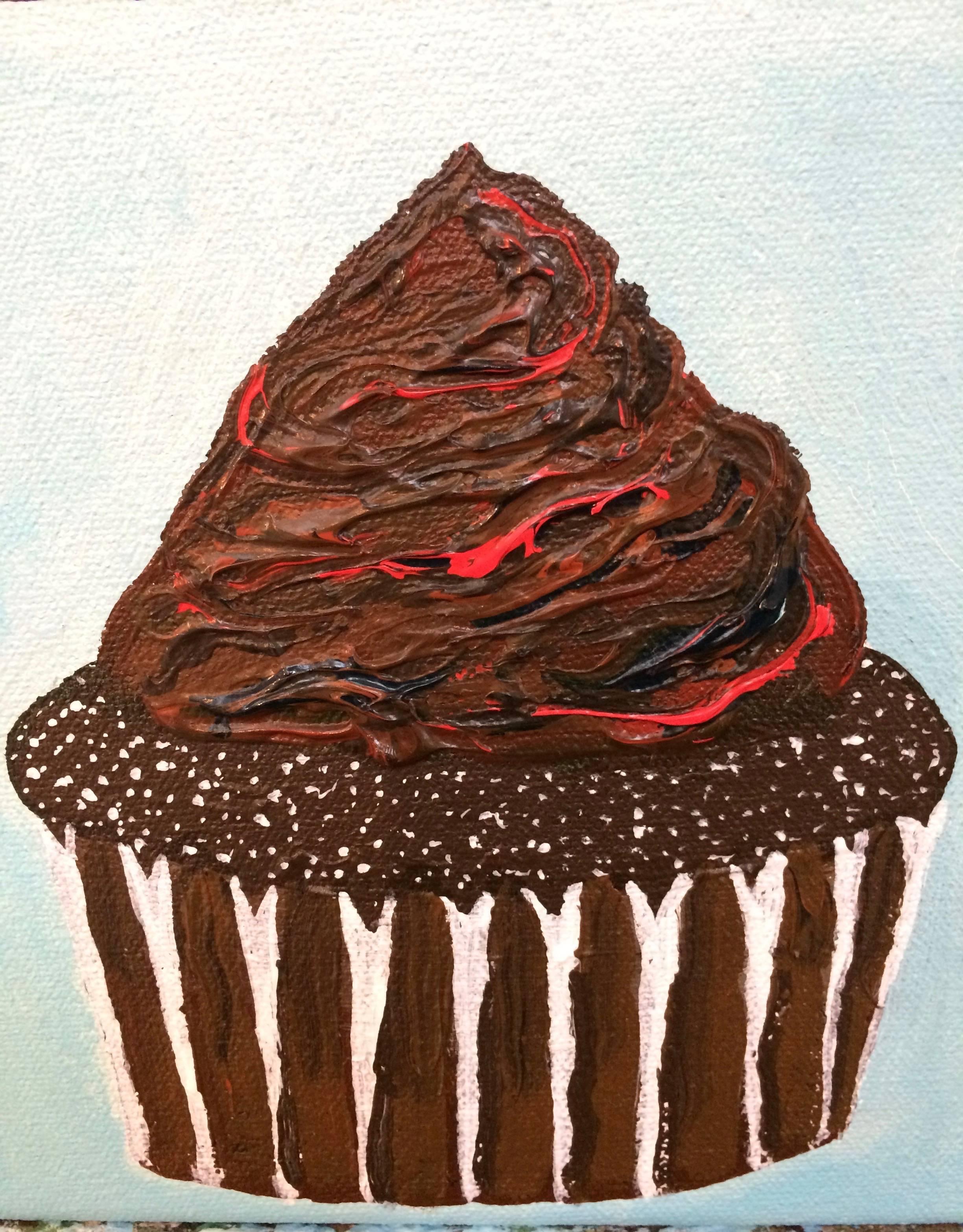 paintings of cupcakes