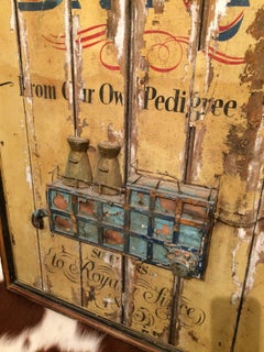 Wonderful Vintage Hand-Painted Fresh Milk Sign