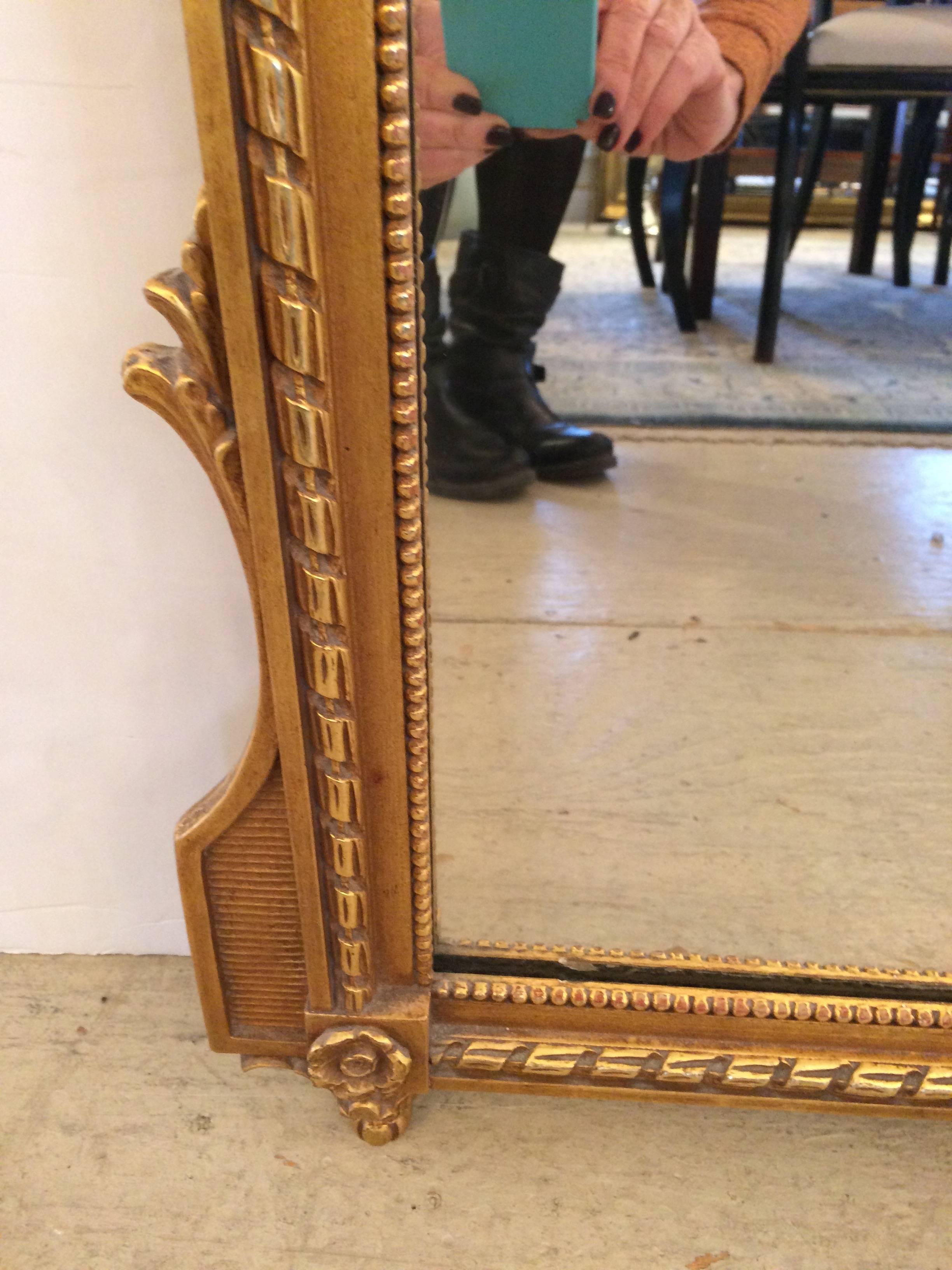 American Classic Neoclassical Gilded Mirror