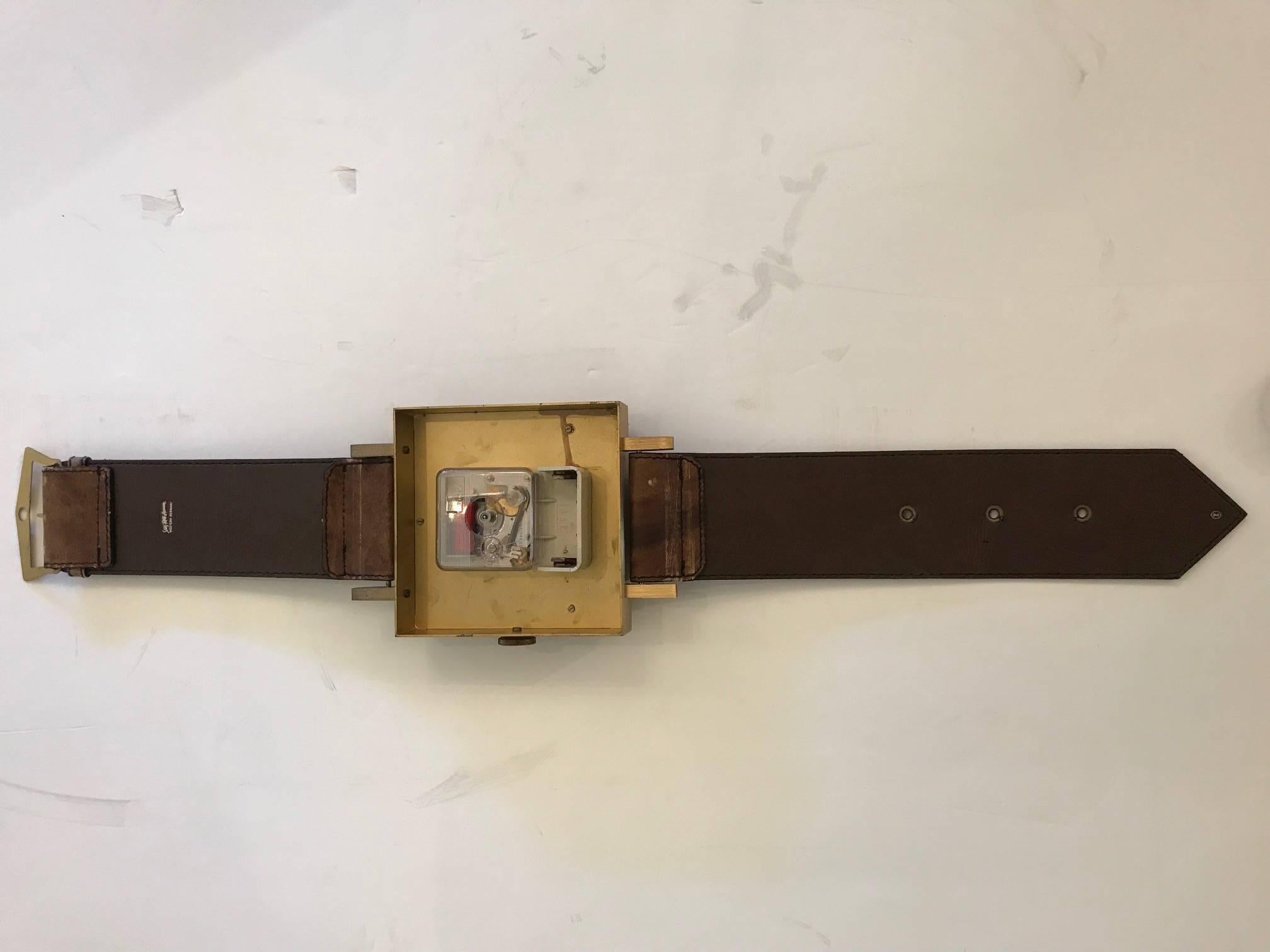 Late 20th Century Fun Giant Sized Wrist Watch Advertising Sign
