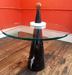 Super Cool Asymmetrical Midcentury Modern End Table