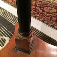 Fine Mahogany and Satinwood Inlaid Starburst Side Table Drinks Table