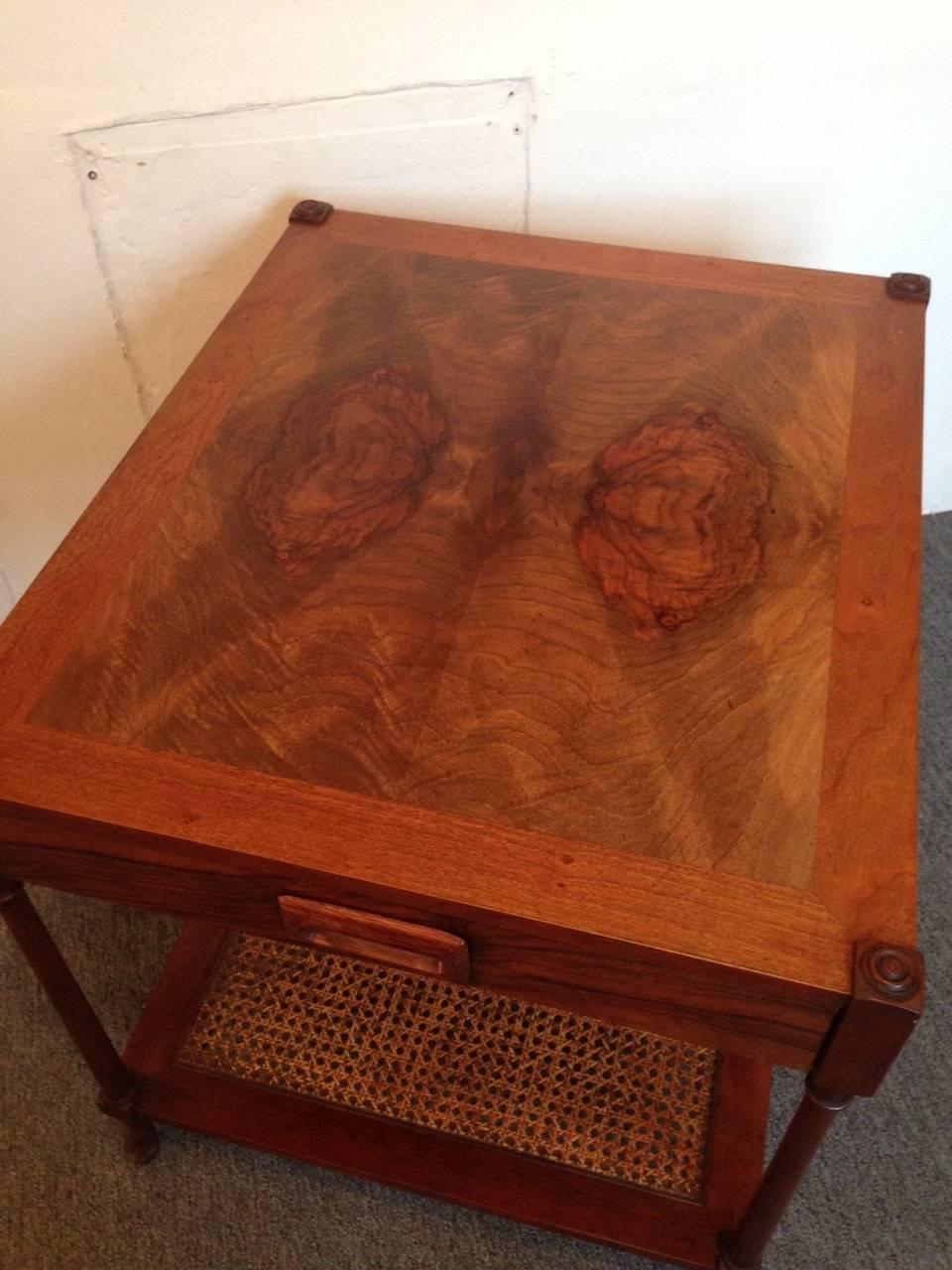 cane side tables