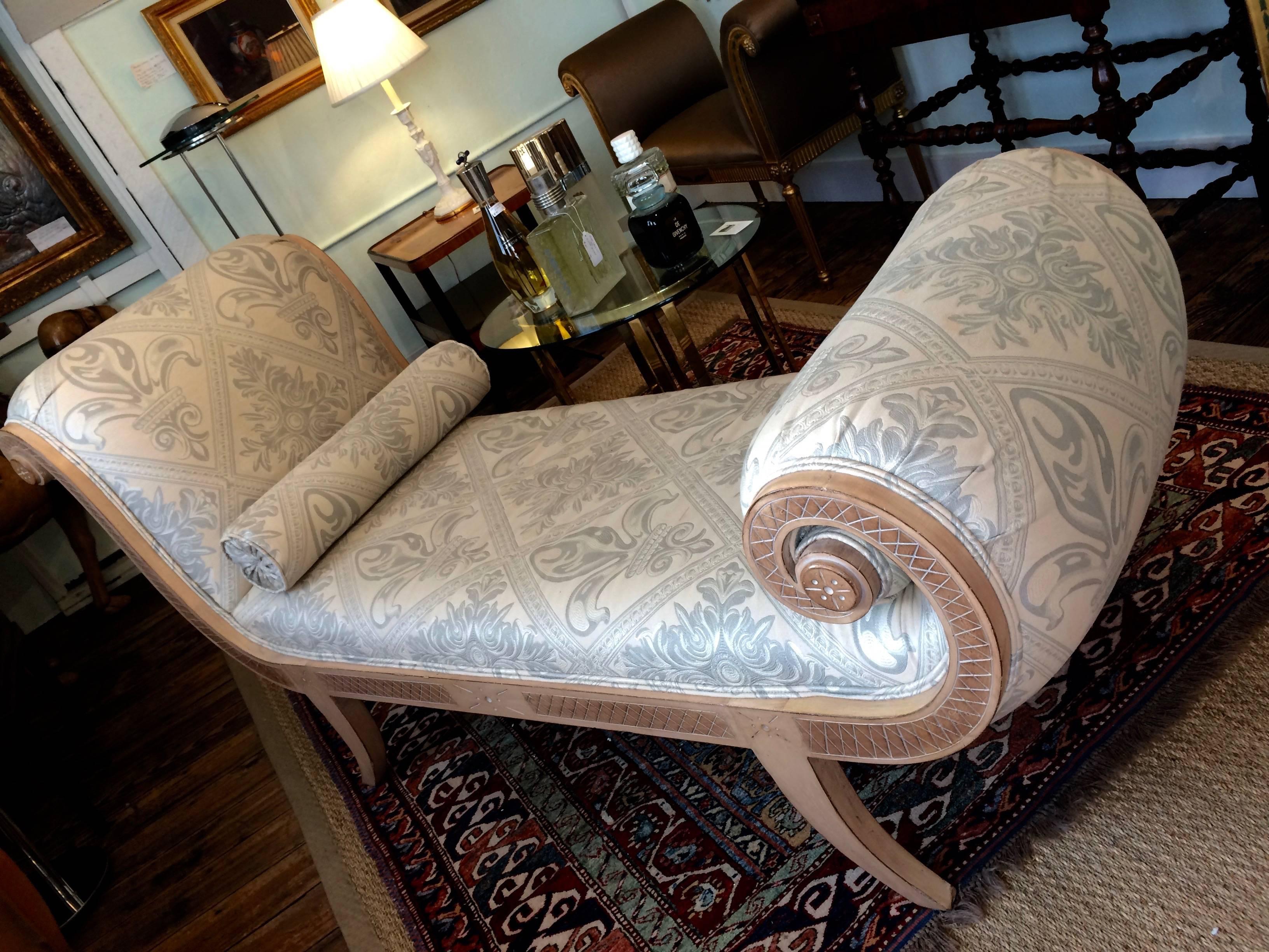 American Louis XV Style Chaise Longue