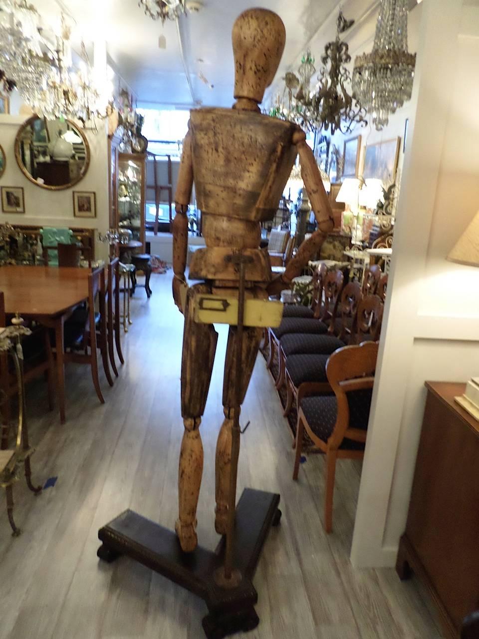 Incredible Fully Articulated Wooden Mannequin 1