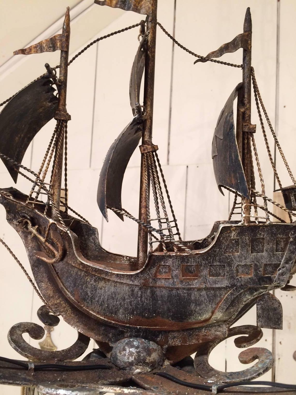 antique ship chandelier