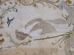 19th Century Petit Point Pillow by Mary Jane McCarty